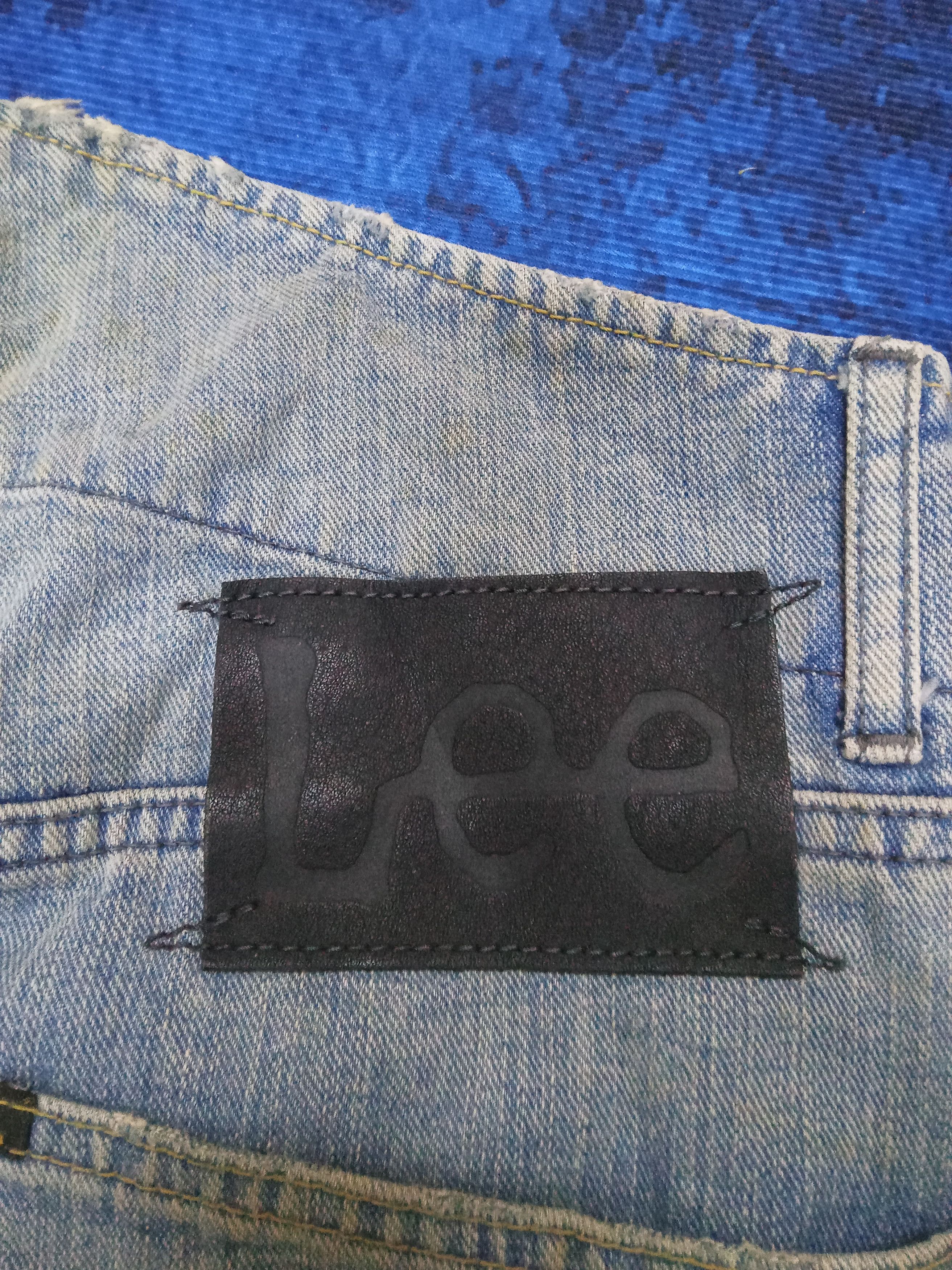 Lee Lee Rare Design Jeans Size 33" - 3 Thumbnail