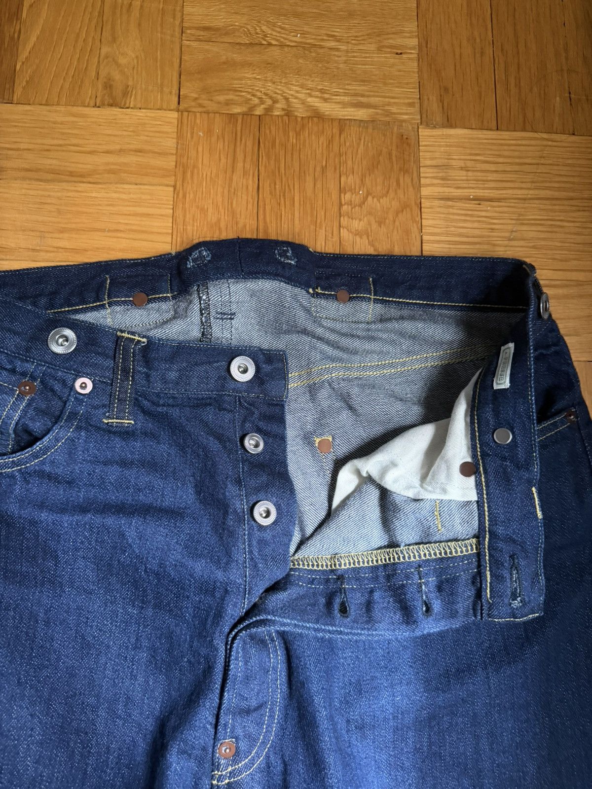 A.PRESSE A.Presse no.22 washed wide denim pants Size US 32 / EU 48 - 2 Thumbnail