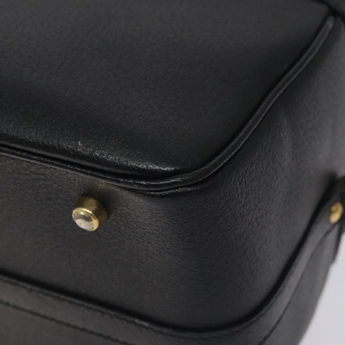 Gucci GUCCI Bamboo Hand Bag Leather Black Gold 013 122 013 122 Size ONE SIZE - 10 Thumbnail