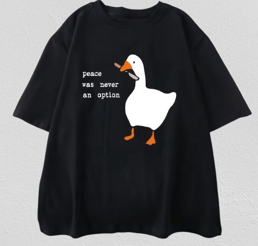 Other Y2K Streetwear Cute Fashion Black T-Shirt Graphic Tees Size US XL / EU 56 / 4 - 1 Thumbnail