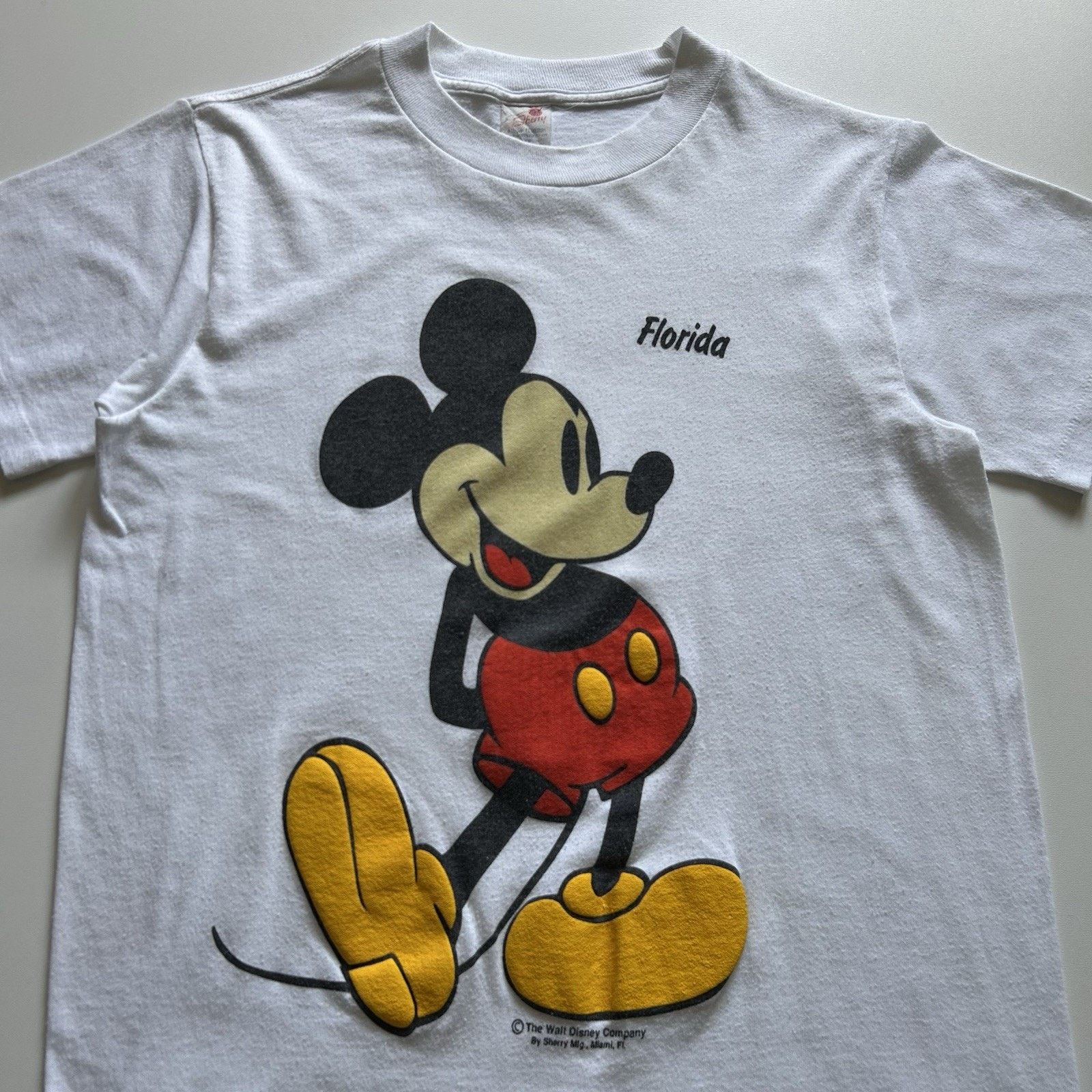 Disney Vintage 80s Mickey Mouse T-Shirt Disney Sherry Small USA Size US S / EU 44-46 / 1 - 2 Thumbnail