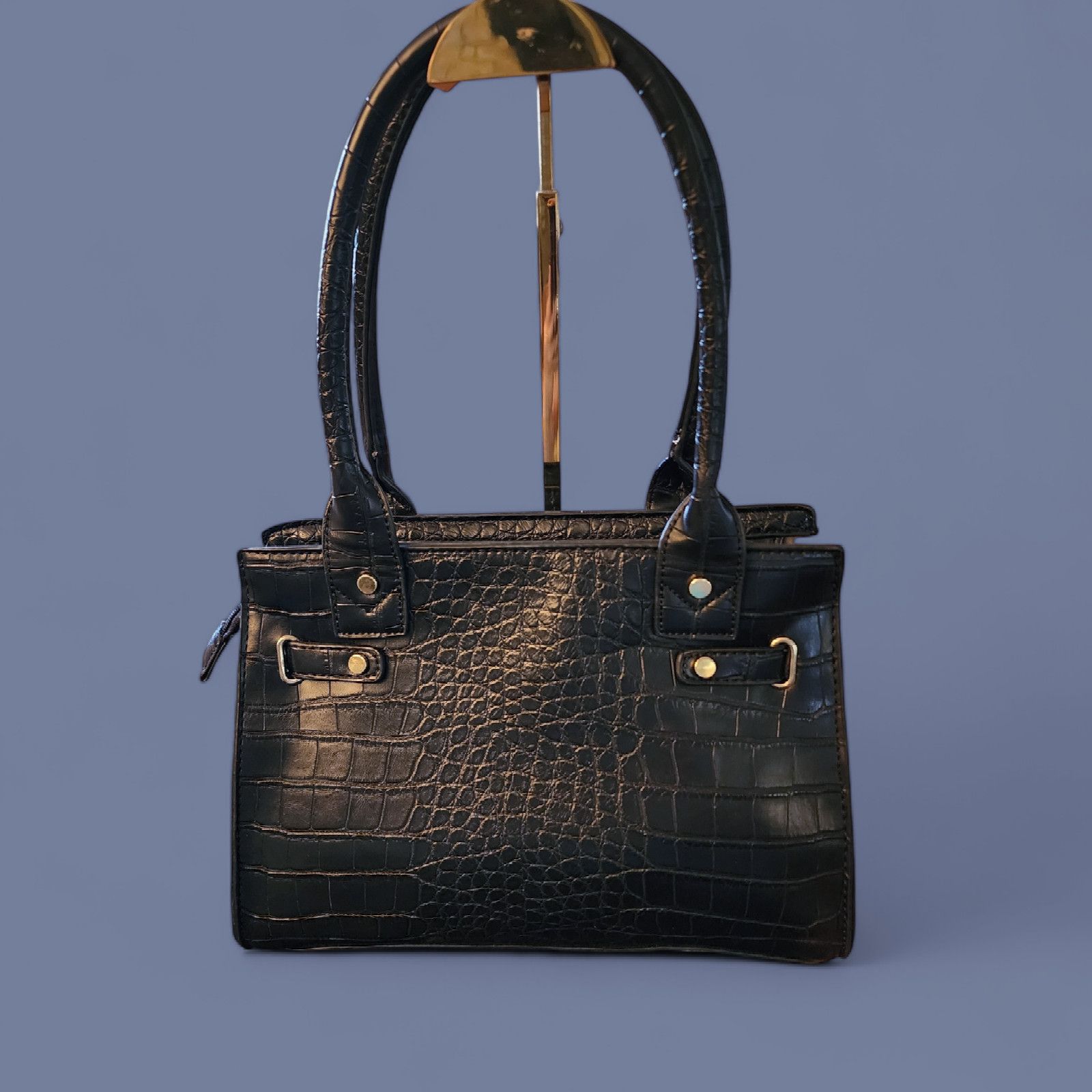Marc Fisher Marc Fisher Cherry Hill Belted Tote in black Faux Leather Size ONE SIZE - 2 Thumbnail