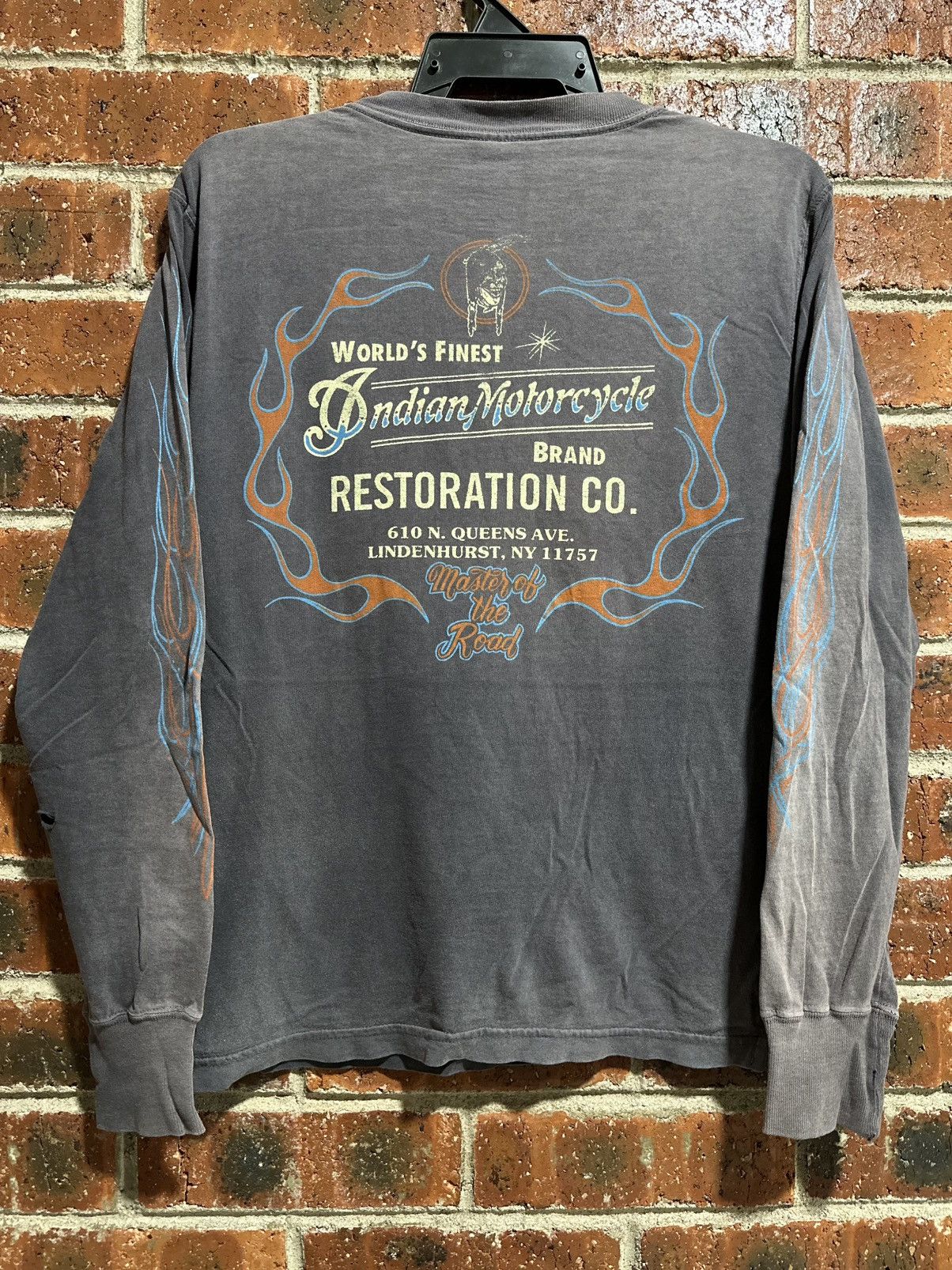 Indian Motorcycle Thrashed Vintage Indian Motorcycle Sun Faded Tee Size US M / EU 48-50 / 2 - 1 Thumbnail