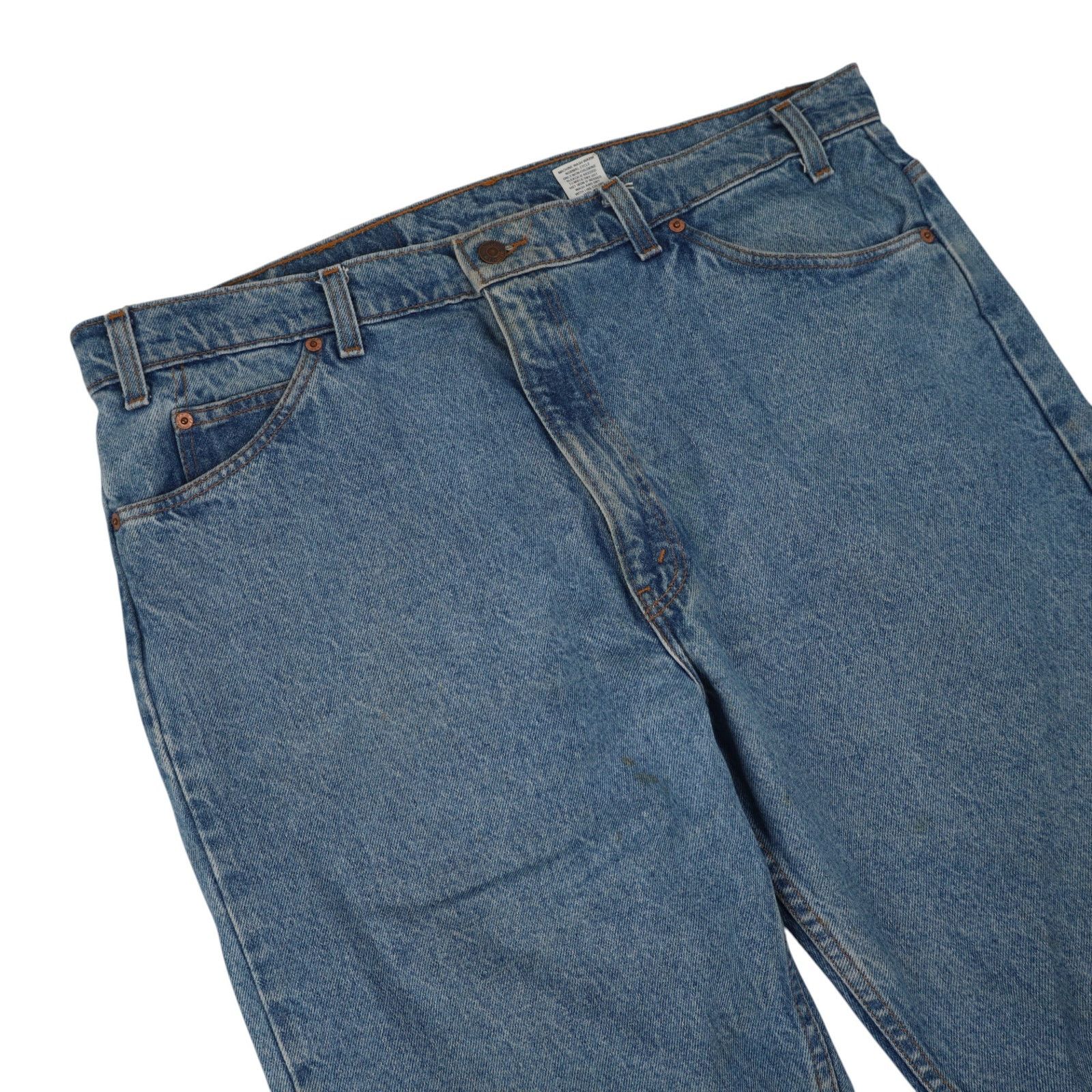 Levi's × Vintage Vintage Levi's 505 Straight Leg Orange Tab Denim Jeans Size US 40 / EU 56 - 7 Thumbnail