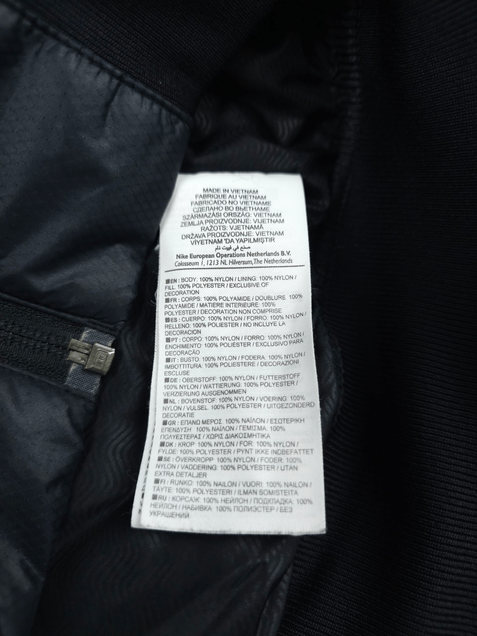 Nike 💎 Vintage Nike Black Quilted Light Jacket Y2K Size XL Size US XL / EU 56 / 4 - 5 Thumbnail