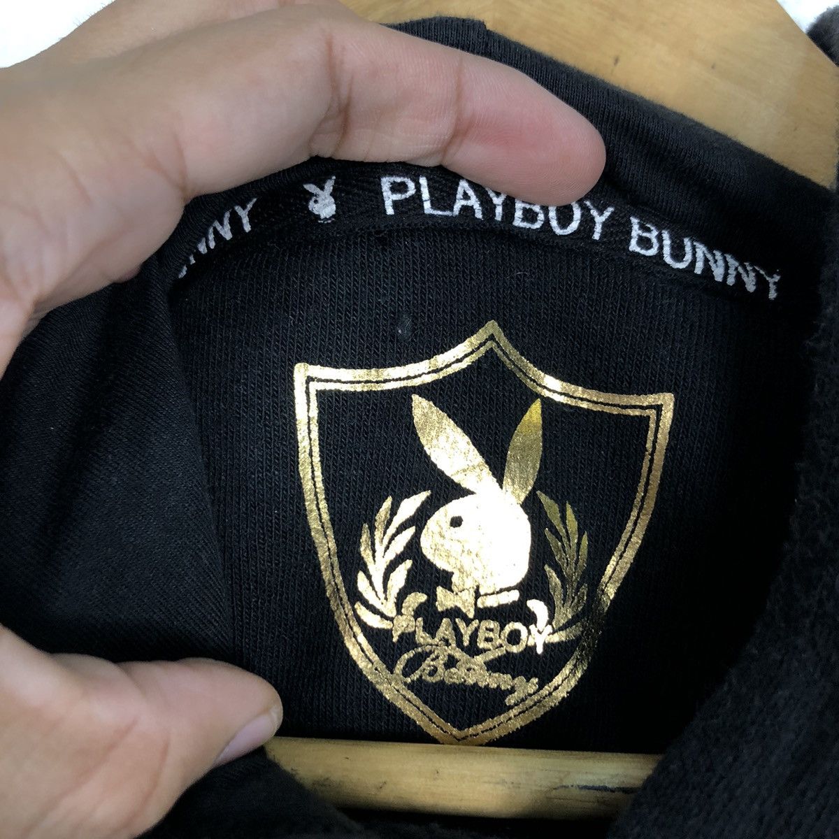 Japanese Brand × Playboy × Vintage Vintage Playboy Hoodie Sweatshirt Large Size #A3 Size US L / EU 52-54 / 3 - 13 Thumbnail