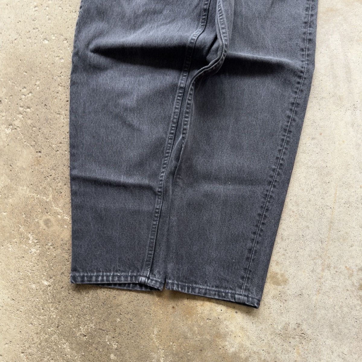Levi's 90s Levi's 560 Faded Black Jeans ERD Grunge Chrome Size US 31 - 9 Thumbnail