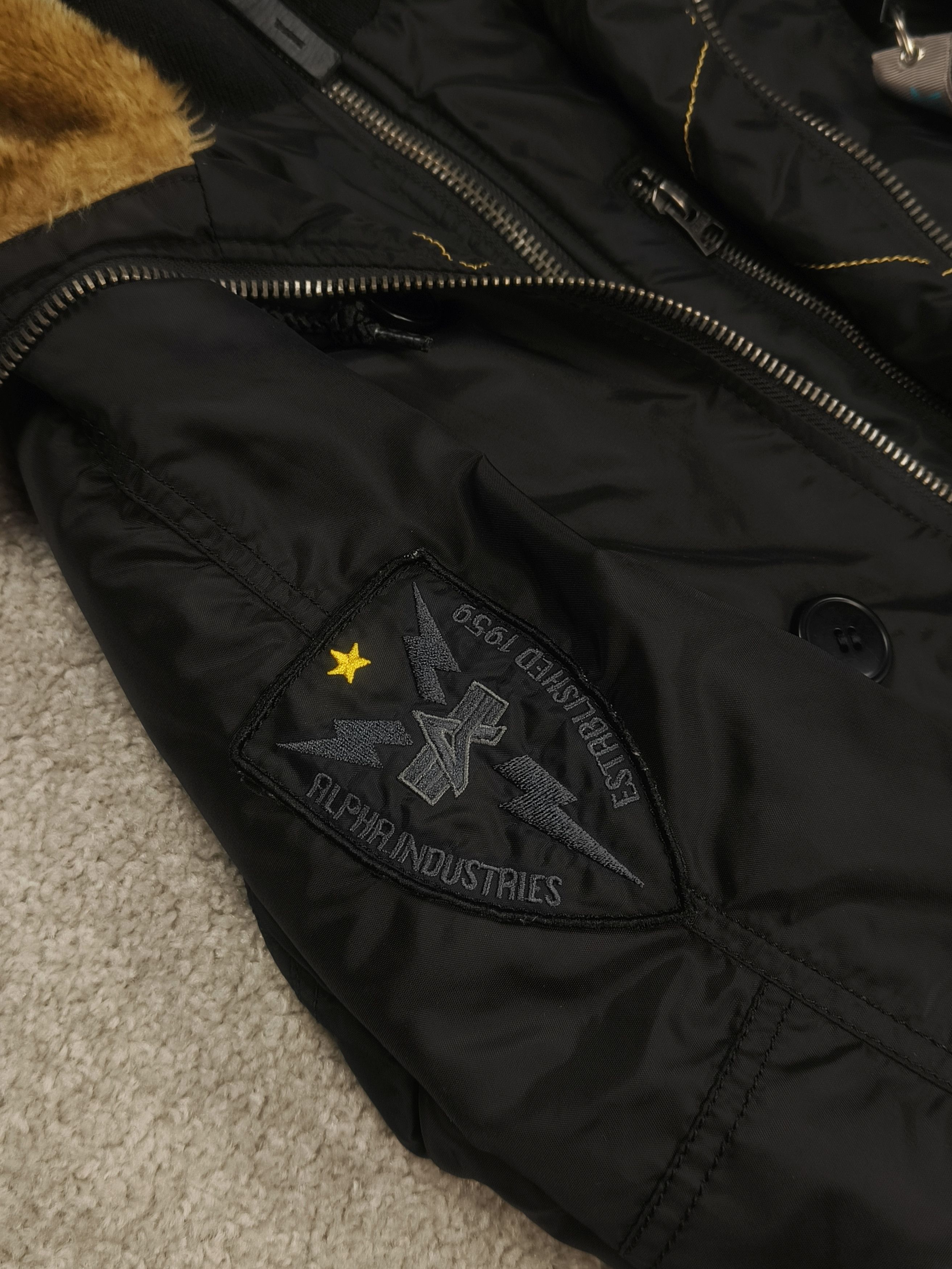 Alpha Industries Alpha Industries Preflight Planning System Two Zips Jacket Size XS / US 0-2 / IT 36-38 - 8 Thumbnail