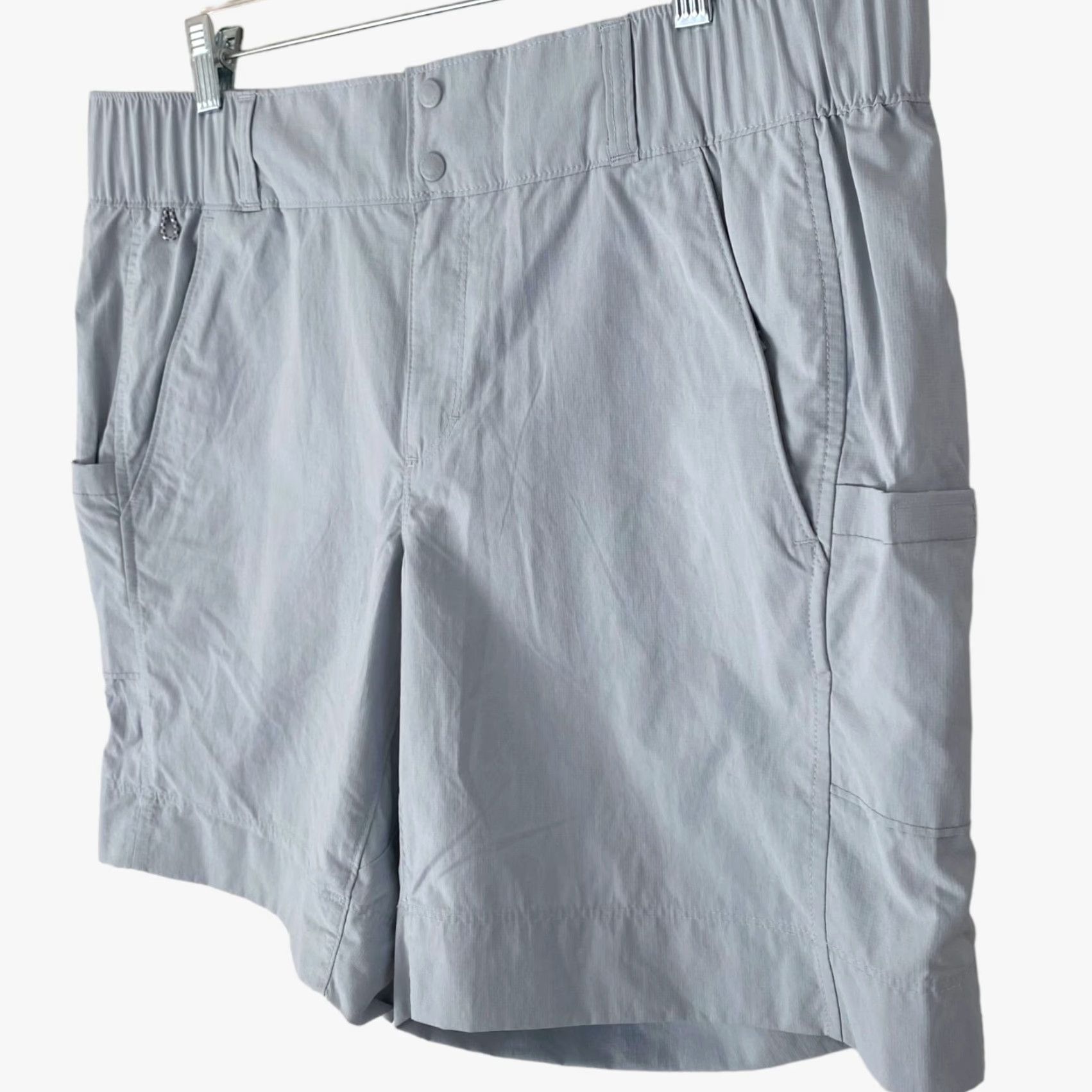 Vintage Columbia PFG Cast & Release Shorts Blue Women's 16 Athletic Stretch Fishing Size 38" / US 16 / IT 52 - 3 Thumbnail