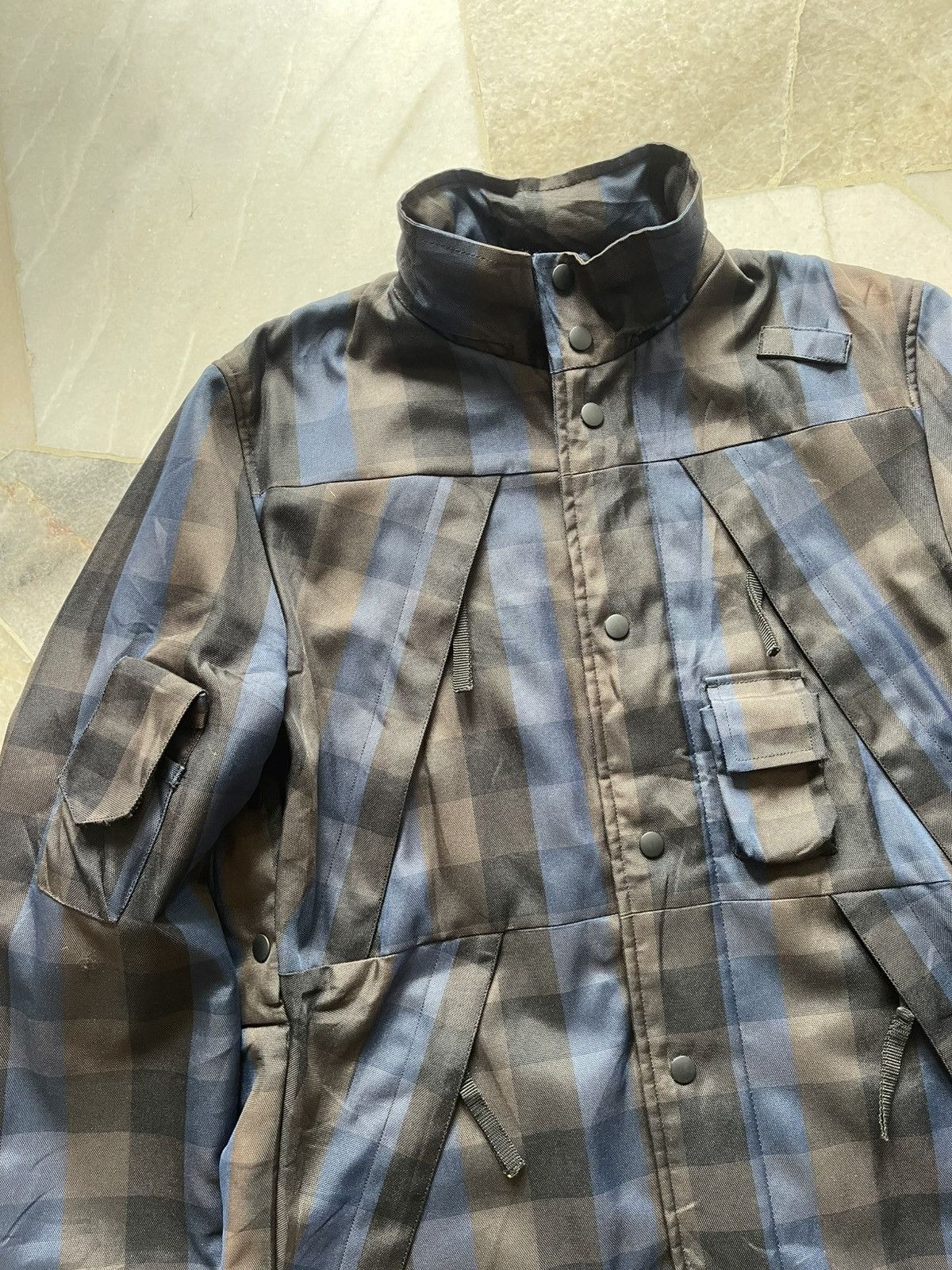 ABAHOUSE 2000s Abahouse Multipocket Plaid Jacket b3 Size US L / EU 52-54 / 3 - 9 Thumbnail