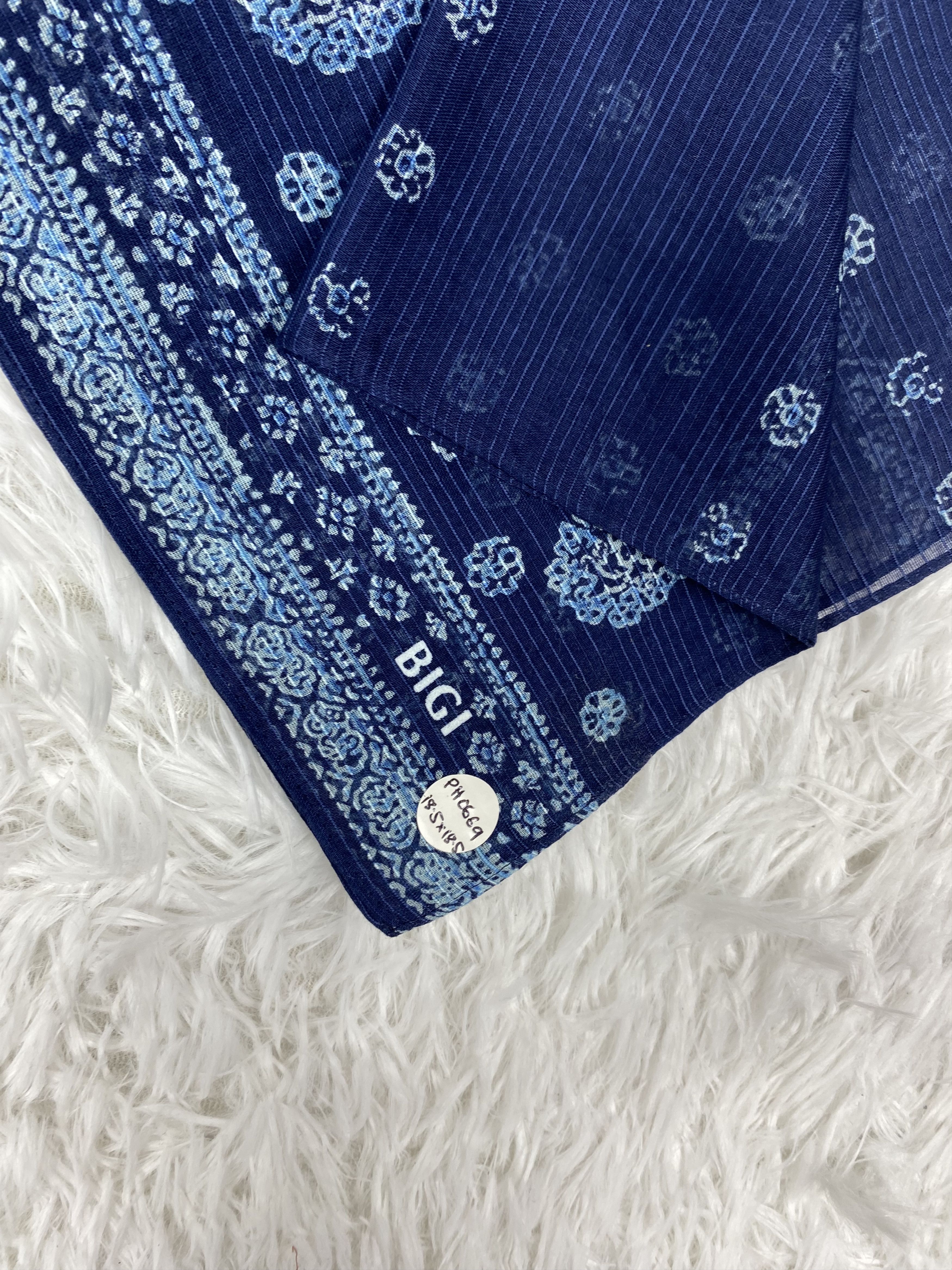 BIGI × Vintage Vintage Bigi Handkerchief Neckerchief PH0669 Size ONE SIZE - 2 Thumbnail
