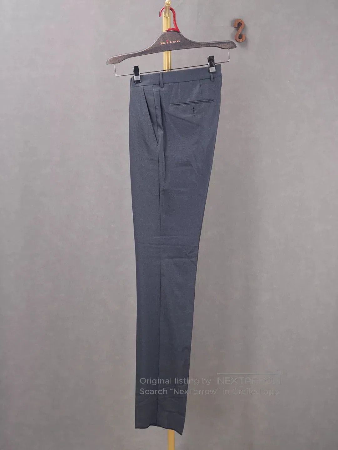 Ermenegildo Zegna ZEGNA Men's Dress Trousers Wool Silk Blend. Size US 30 / EU 46 - 2 Thumbnail