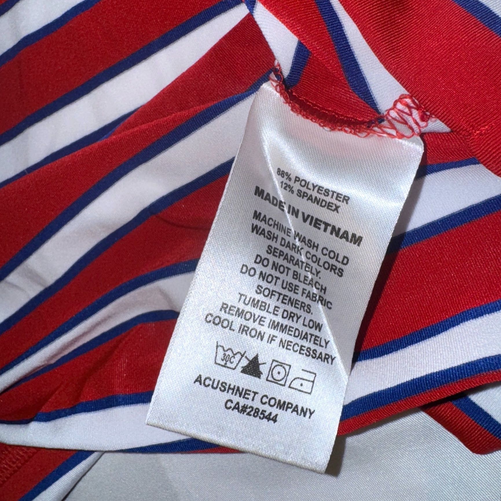 Footjoy FootJoy Golf Polo Mens XL Red Striped Athletic Fit Shirt Size US XL / EU 56 / 4 - 6 Thumbnail