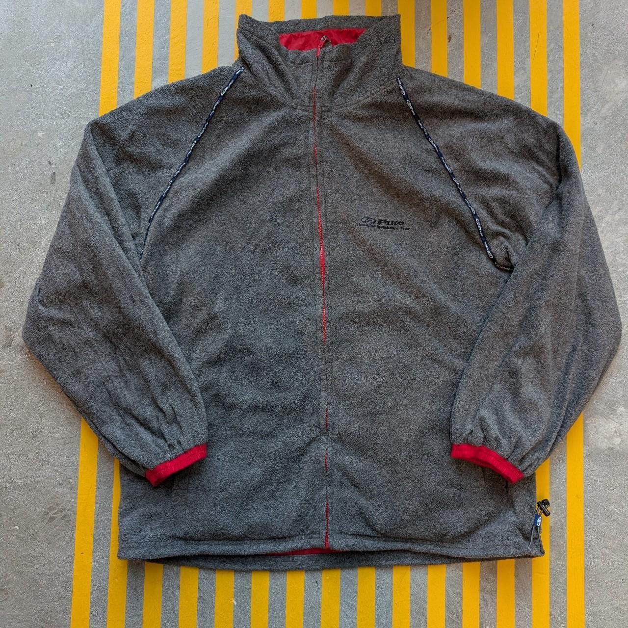 Vintage 90s Reversible Piko Japanese Surfwear Side Stripe Ski Jacket Size US XL / EU 56 / 4 - 6 Thumbnail
