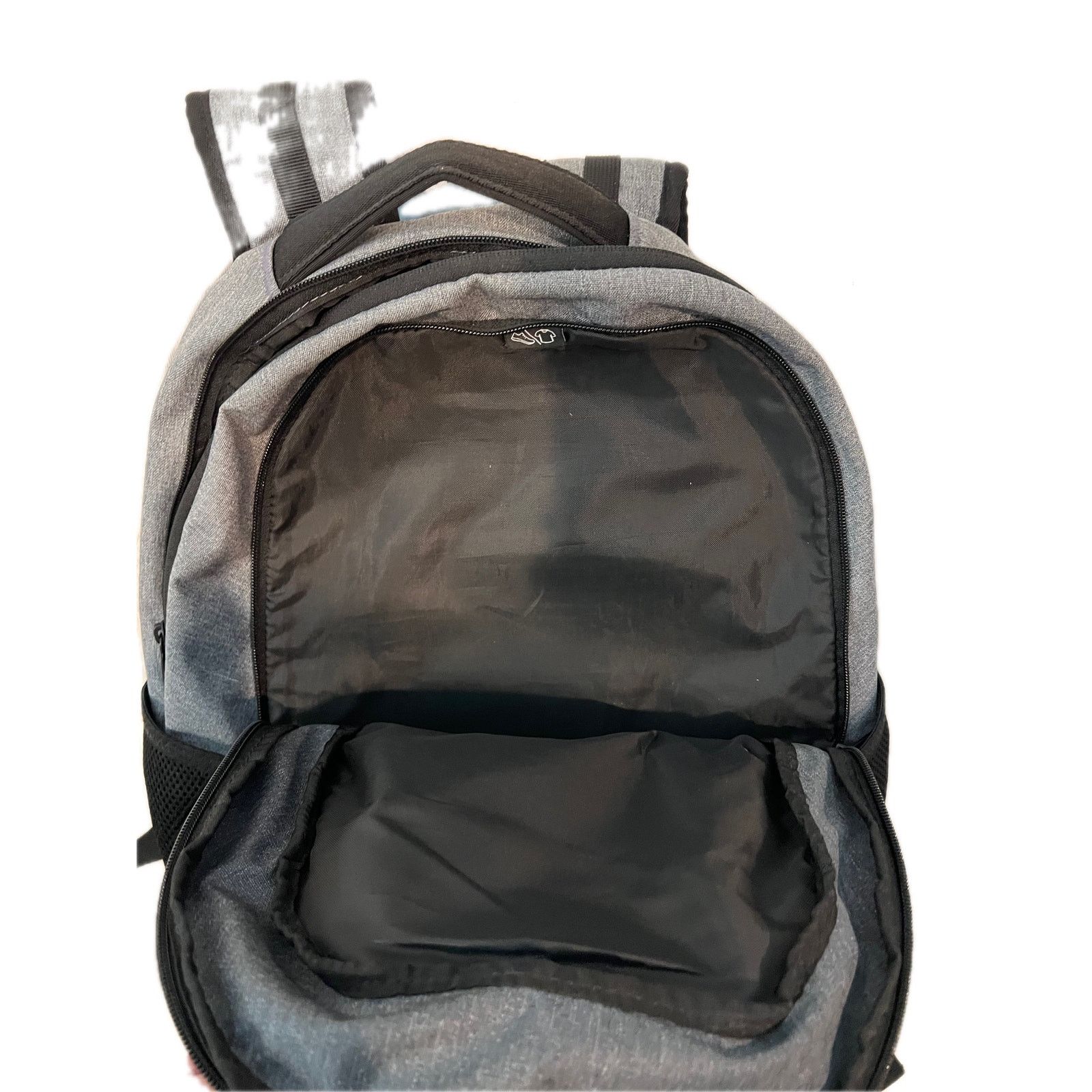 Under Armour Under Armour Gray Black Hustle 6.0 Backpack Size ONE SIZE - 3 Thumbnail