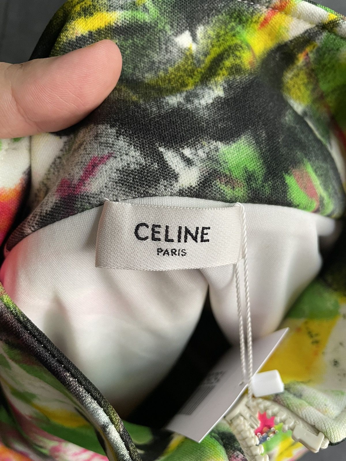 Celine Celine Multicolor Tie Dye Zip Jacket Size US XXL / EU 58 / 5 - 7 Thumbnail