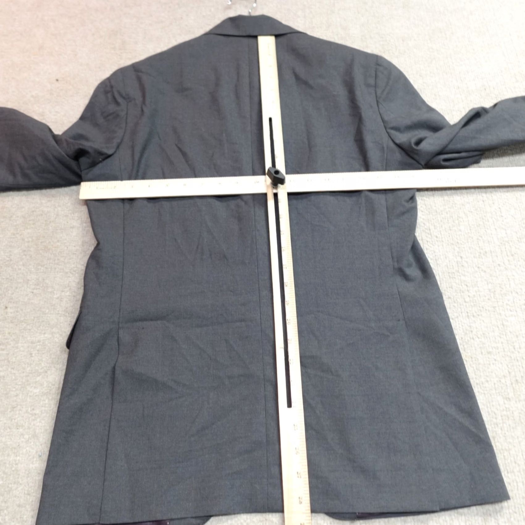 Jack Victor Jack Victor Sport Coat 36R Gray Half Unstructured Super 110's Wool Size US XXS / EU 40 - 7 Thumbnail