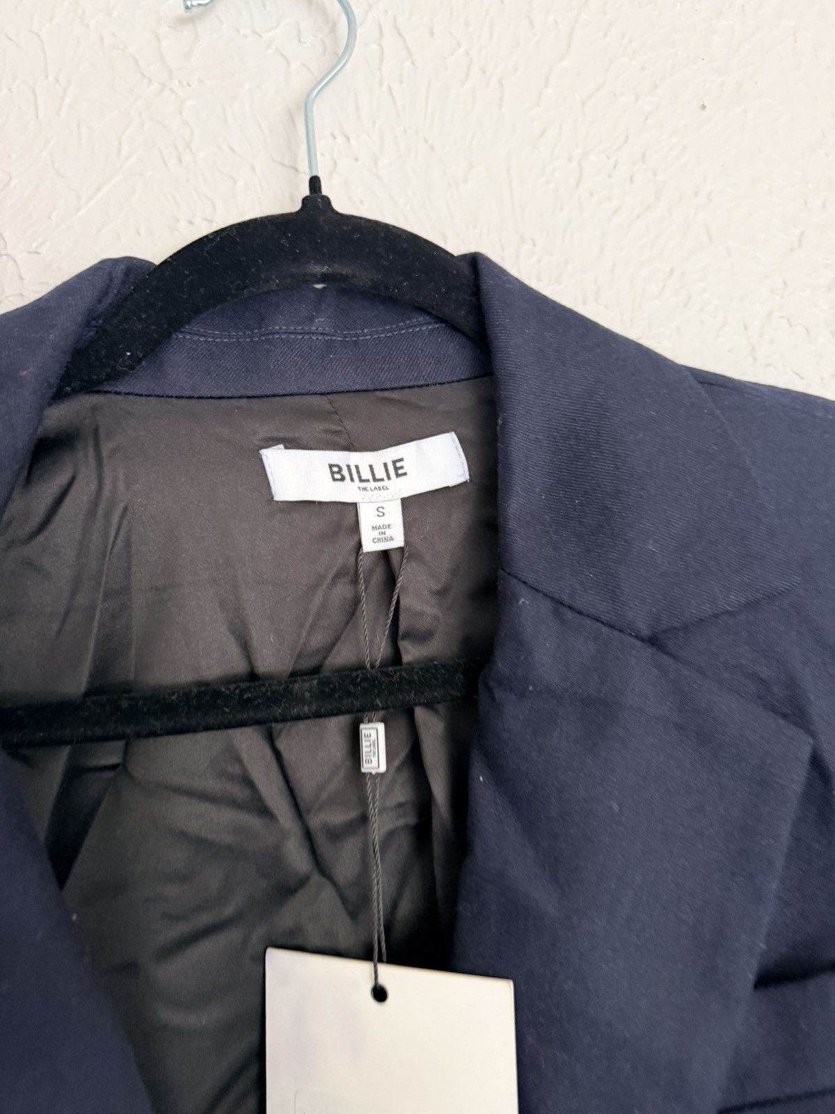 Other Billie the label Jamie blazer midnight blue jacker NWT S Size S / US 4 / IT 40 - 10 Thumbnail