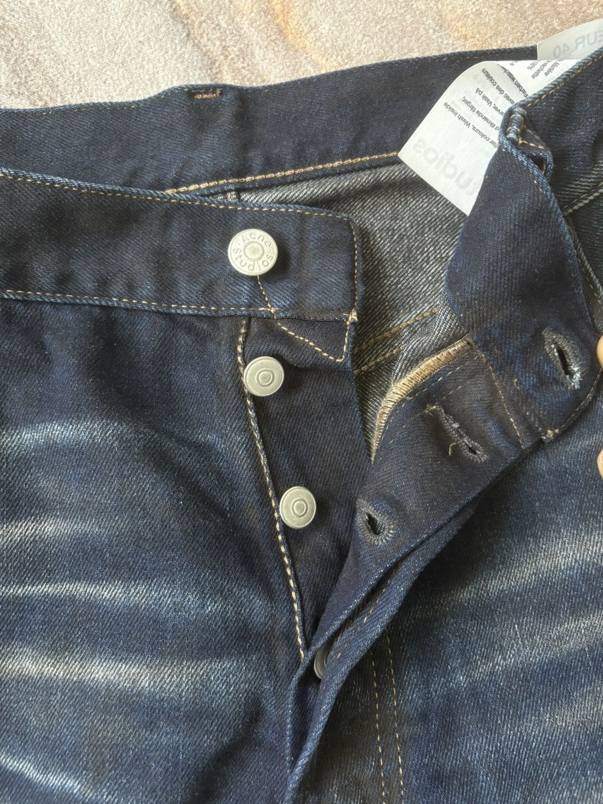 Acne Studios Acne Studios 2023 F Leather Pocket jeans Size US 34 / EU 50 - 4 Thumbnail