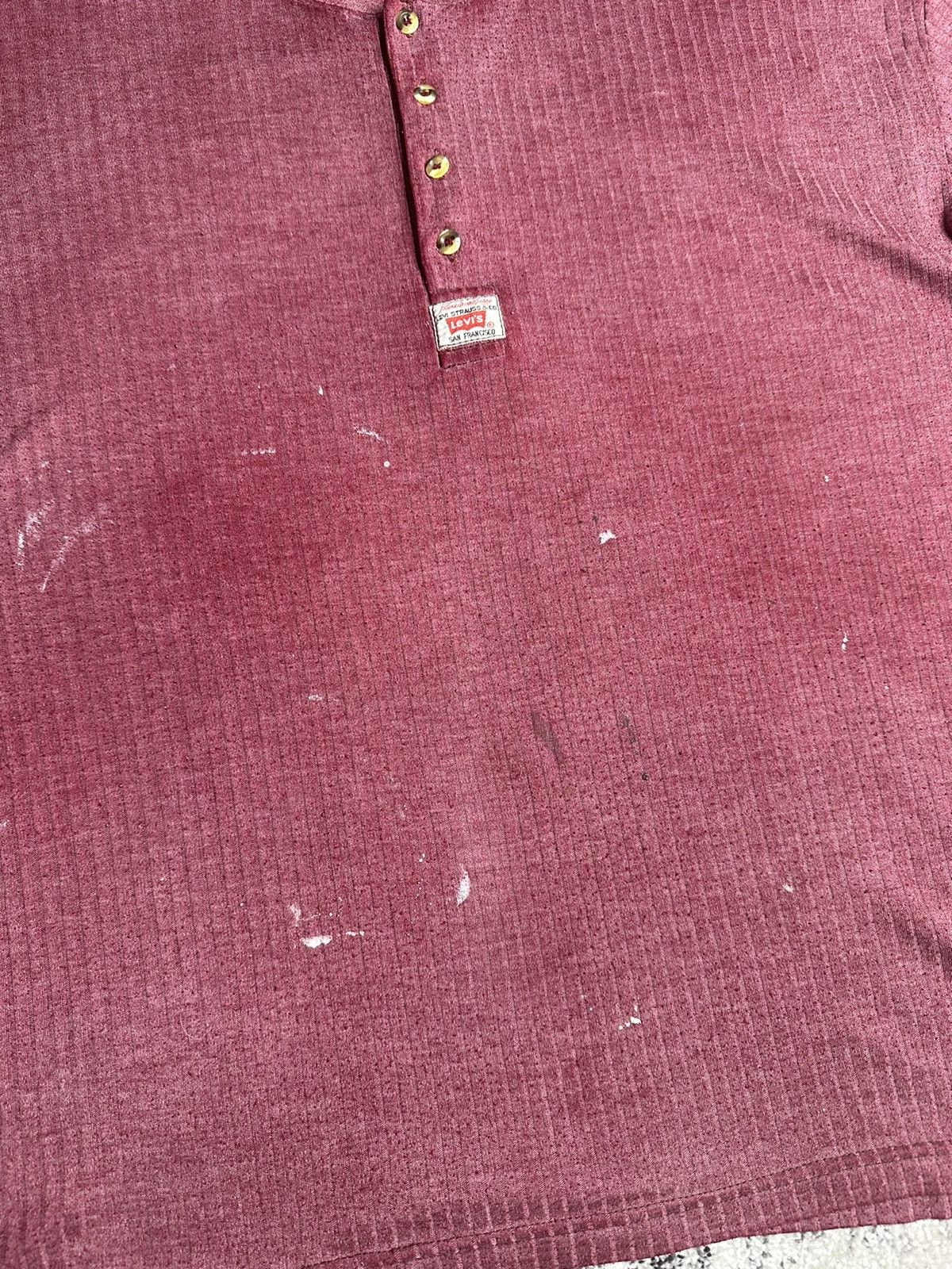 Levi's True Vintage Made in USA Levi’s Levis Polo T-Shirt Size US XL / EU 56 / 4 - 5 Thumbnail