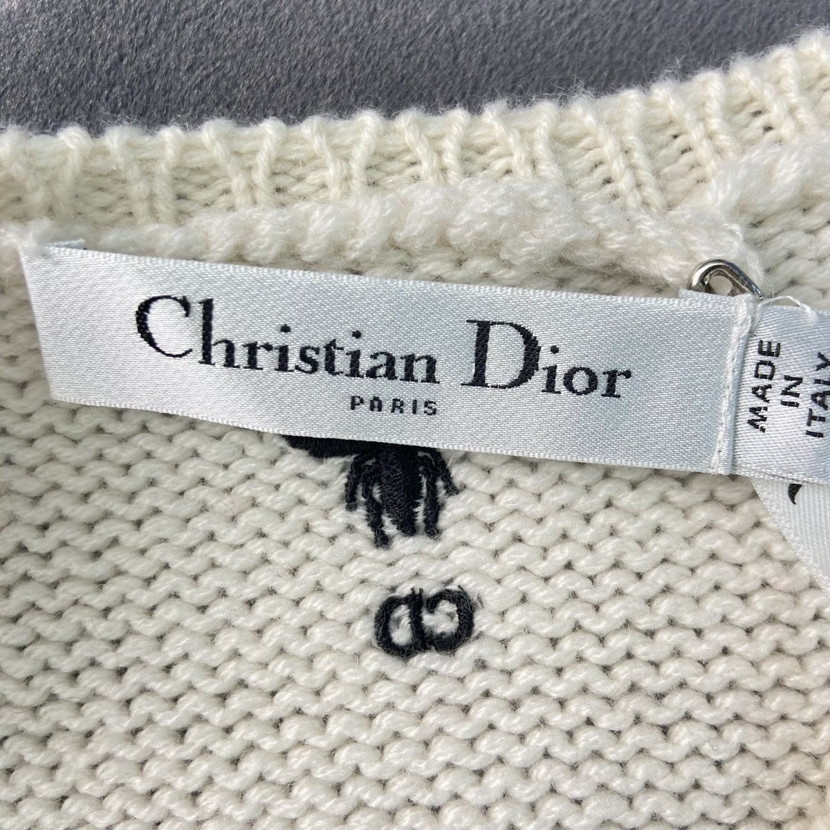 Dior DIOR SS22 Striped Printed Sleeveless Cashmere Sweater K26WX Size M / US 6-8 / IT 42-44 - 6 Thumbnail