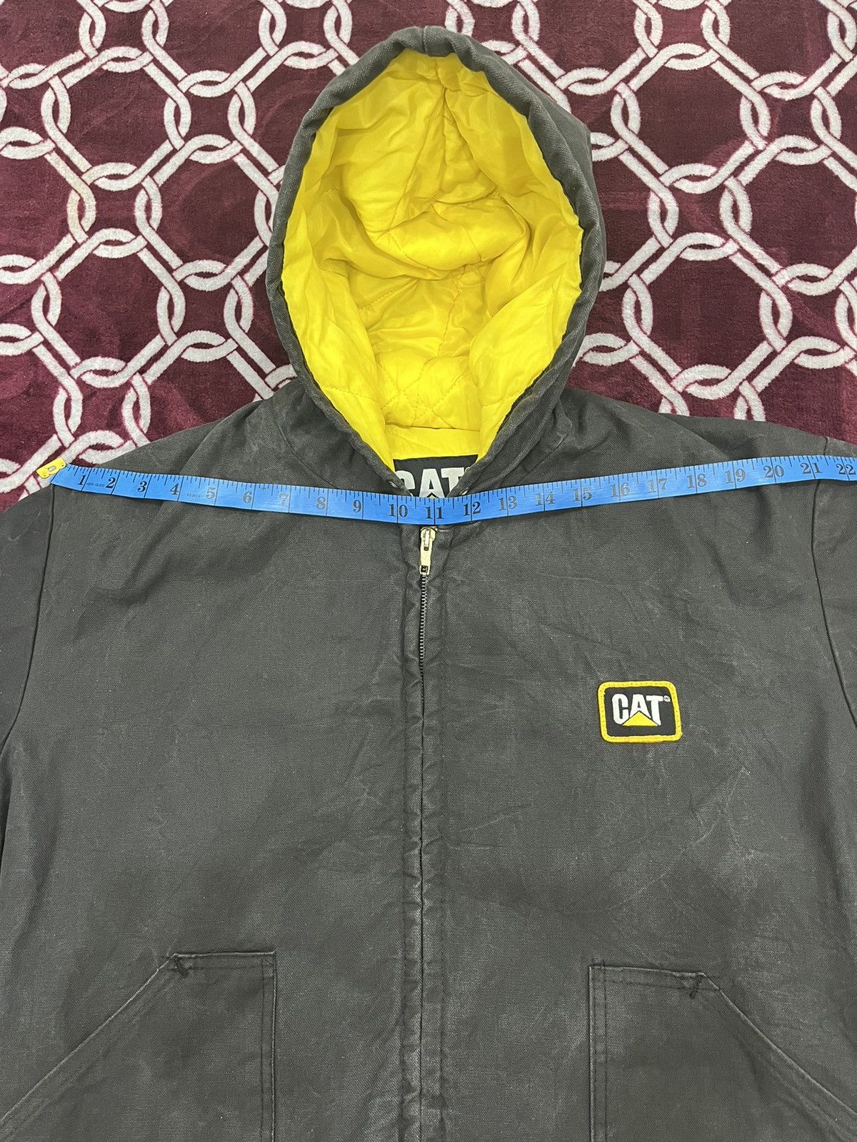 Caterpillar Vintage Caterpillar Faded Hoodie Jacket Size US M / EU 48-50 / 2 - 22 Thumbnail