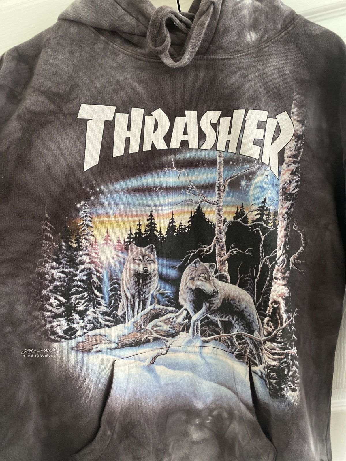 Thrasher Thrasher 13 Wolves hoodie Grailed