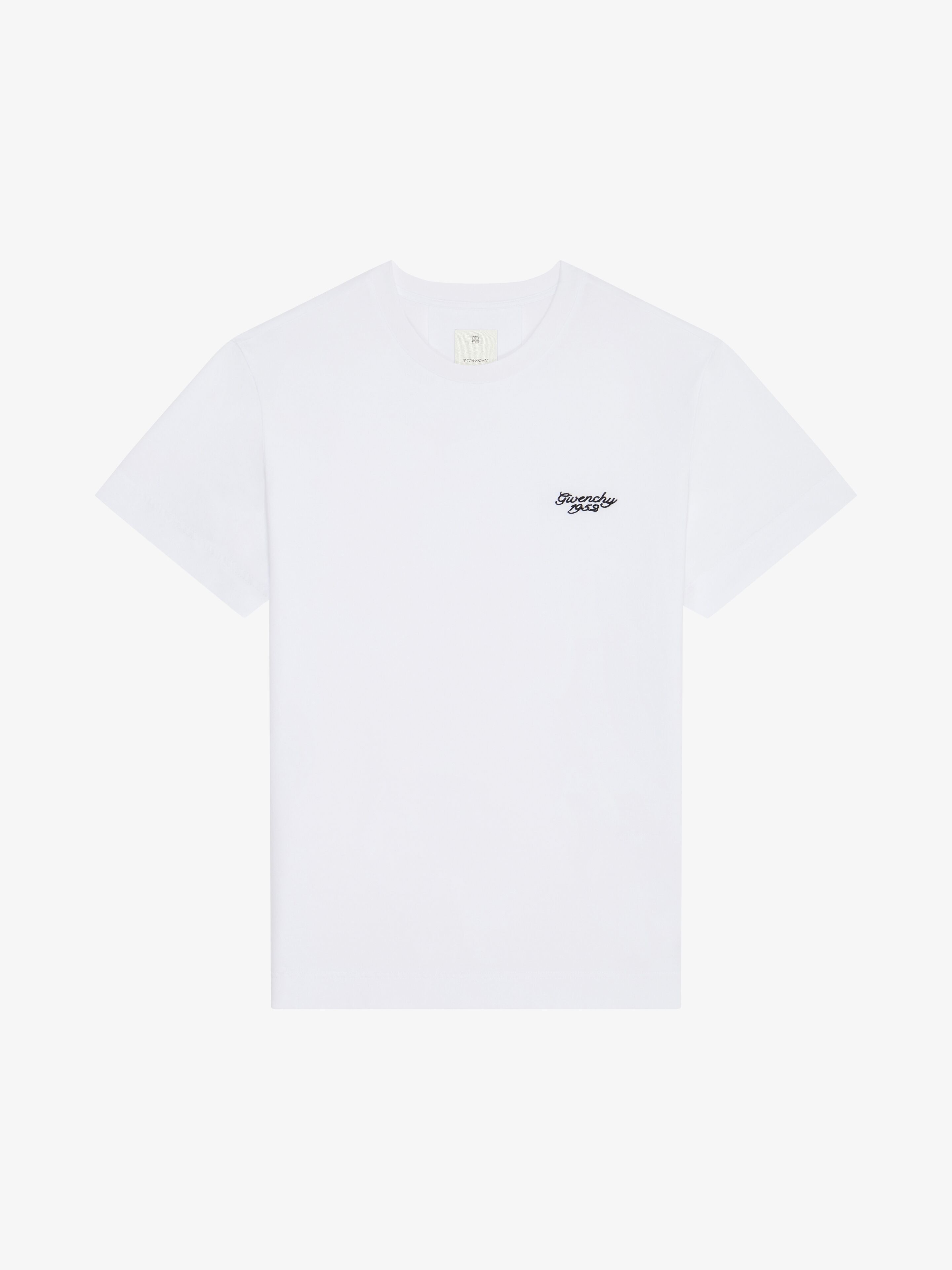 Givenchy o1w1db10426 Slim Fit T-Shirt in White Size US L / EU 52-54 / 3 - 1 Thumbnail