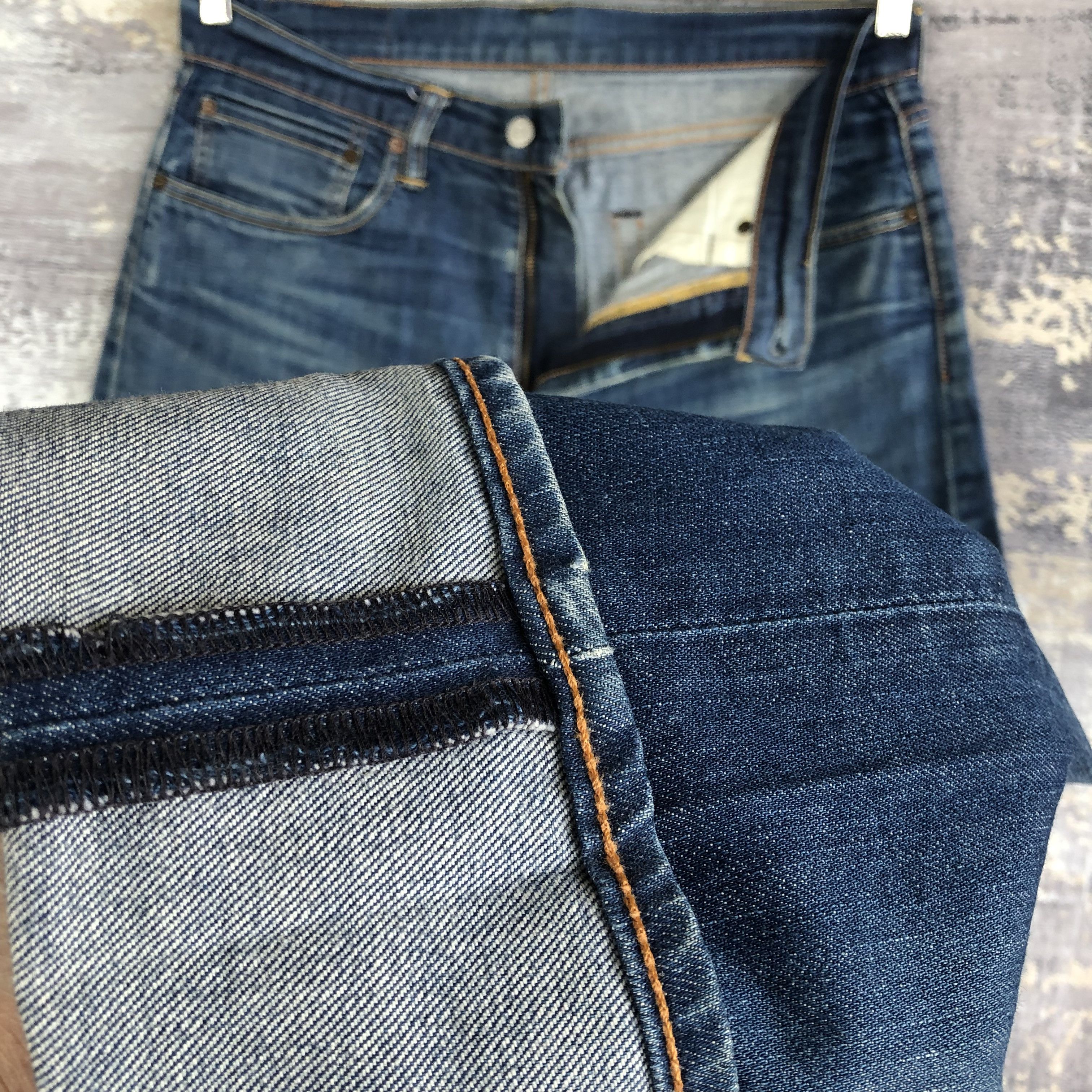 Levi's Vintage Y2K Levis Skinny Jeans Levi's Slim Distressed Denim Size US 34 / EU 50 - 8 Thumbnail