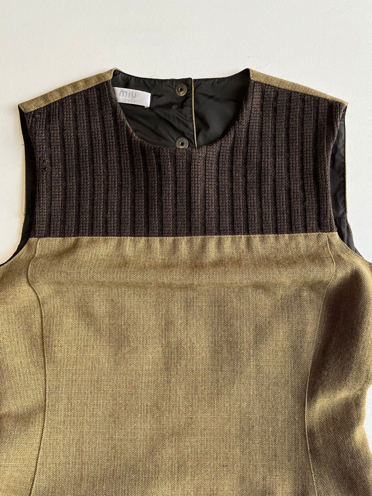 Miu Miu MIU MIU 1999AW Wool Vest Size S / US 4 / IT 40 - 3 Thumbnail