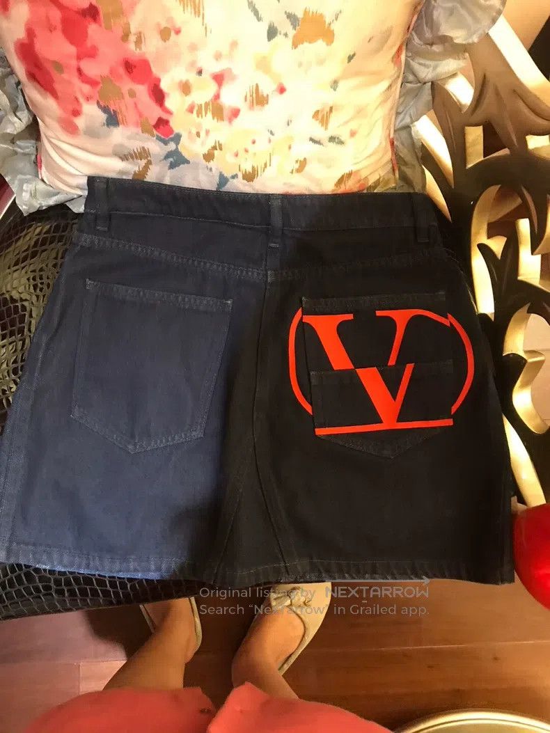 Valentino Valentino Denim mini skirt Size M / US 6-8 / IT 42-44 - 8 Thumbnail