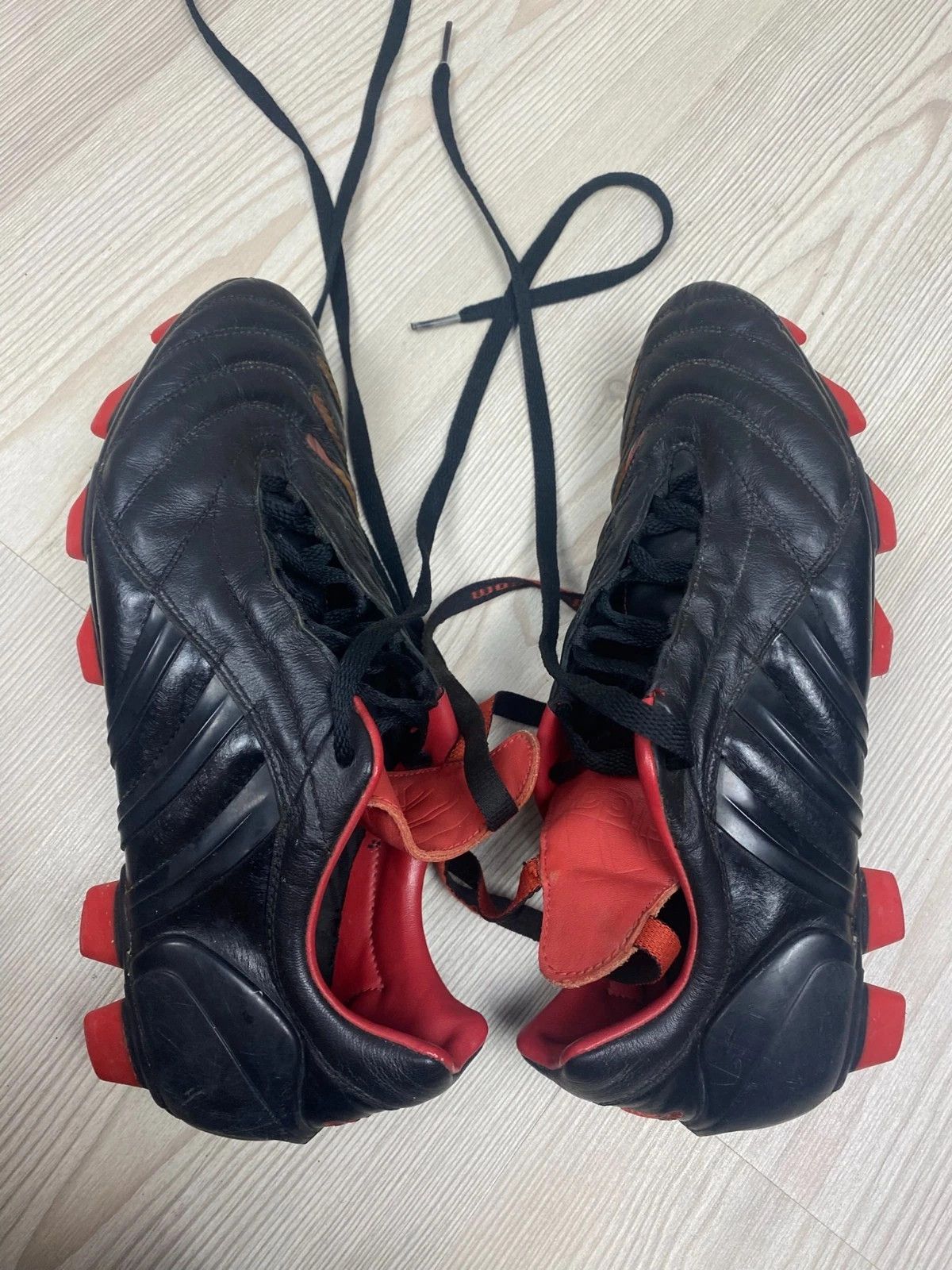 Adidas Adidas Predator Pulse TRX FG Blackout Soccer Boots Leather Size US 9 / EU 42 - 4 Thumbnail
