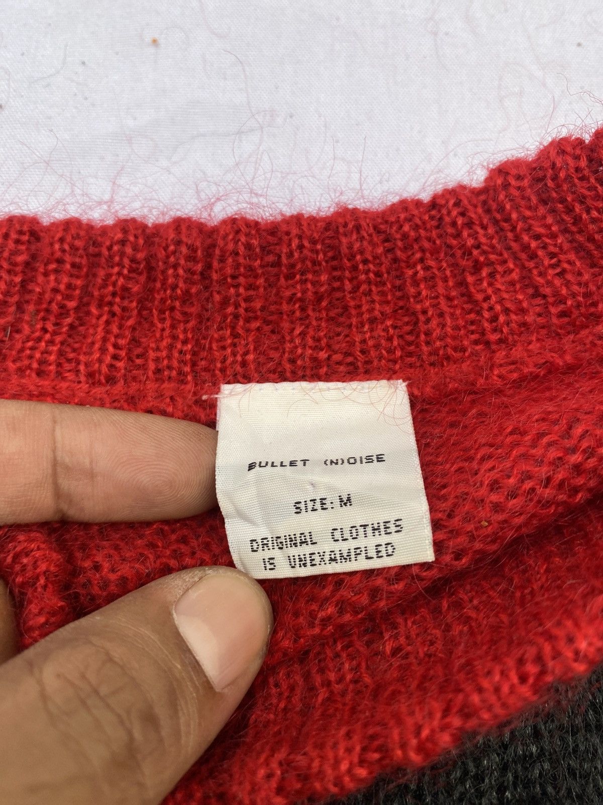 Acne Studios × Beauty Beast × Marni Bullet Noise Mohair Grunge Striped Knit Number Nine Style Size US M / EU 48-50 / 2 - 4 Thumbnail