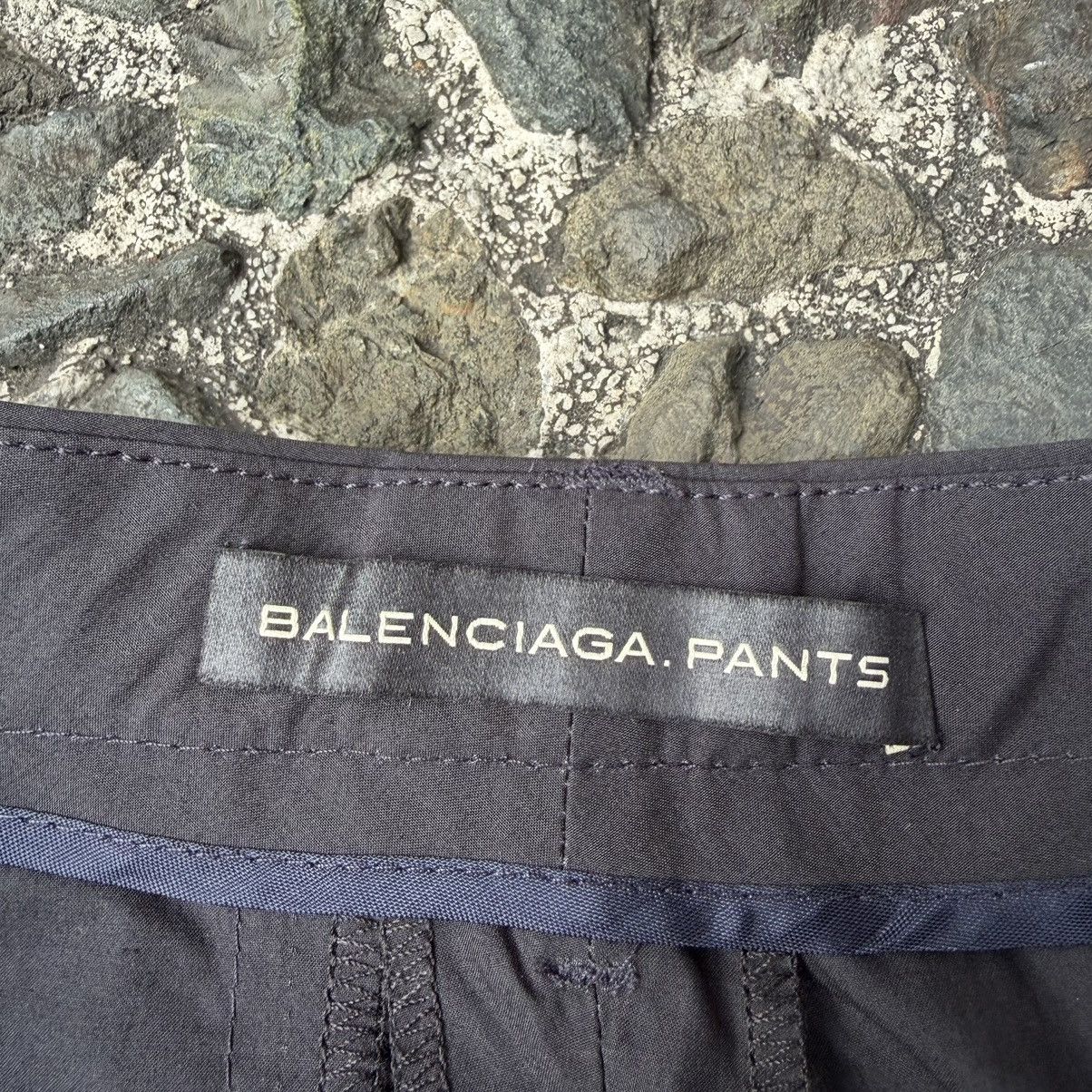 Balenciaga Balenciaga Pleated Metal Logo Pants Size 32" / US 10 / IT 46 - 6 Thumbnail