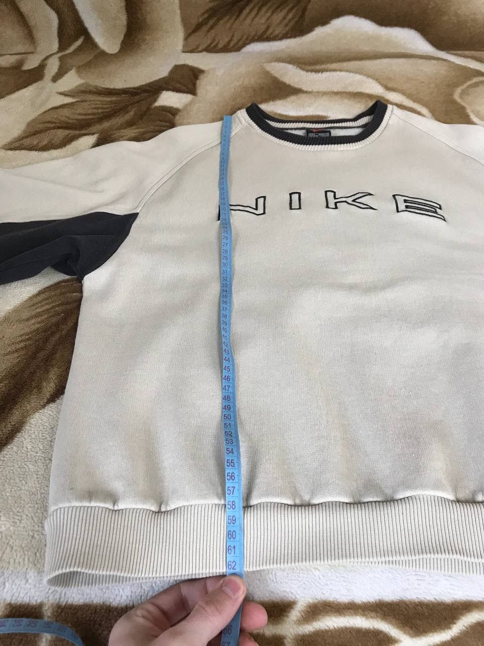 Nike × Vintage 🍪 90s Rare Swoosh Nike Sweatshirt Spellout Baggy Oversize Size US S / EU 44-46 / 1 - 12 Thumbnail
