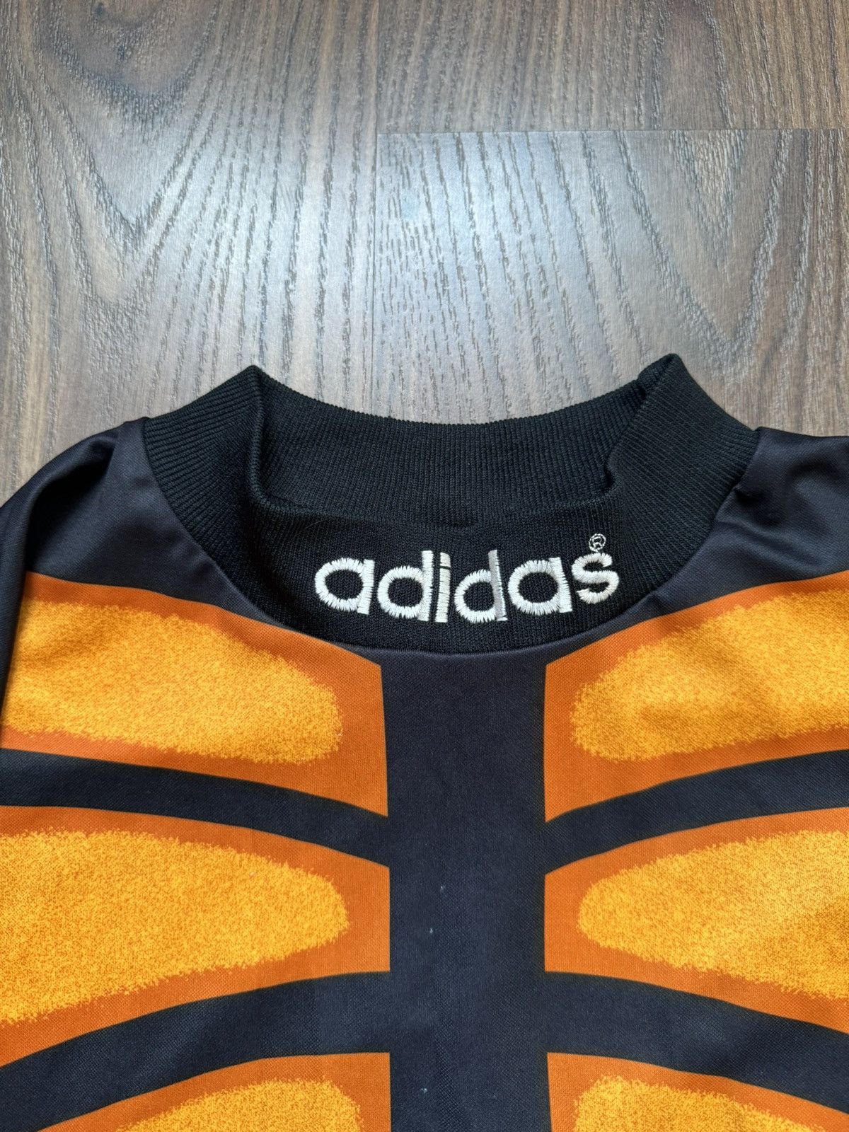 Adidas × Vintage Vintage Adidas Skeleton Longsleeve Jersey Soccer Football Size US L / EU 52-54 / 3 - 4 Thumbnail