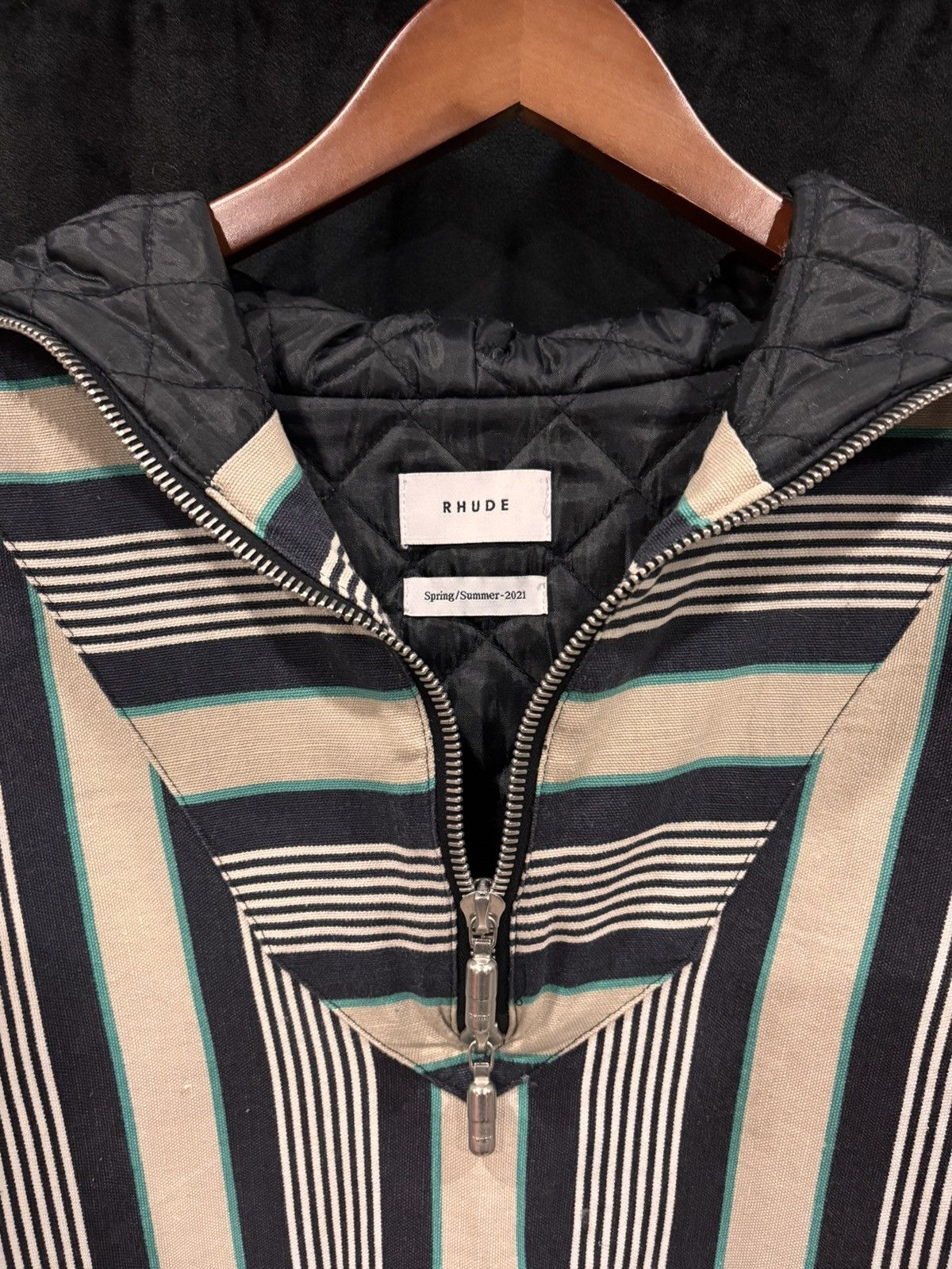 Rhude Rhude 2021 Spring Quarter Zip Hoodie Size US L / EU 52-54 / 3 - 2 Thumbnail