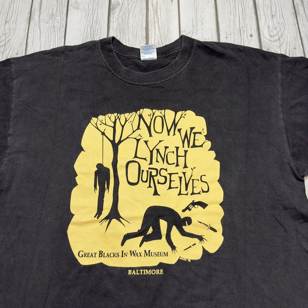 Gildan × Vintage Vintage Now We Lynch Ourselves tee Size US XL / EU 56 / 4 - 3 Thumbnail