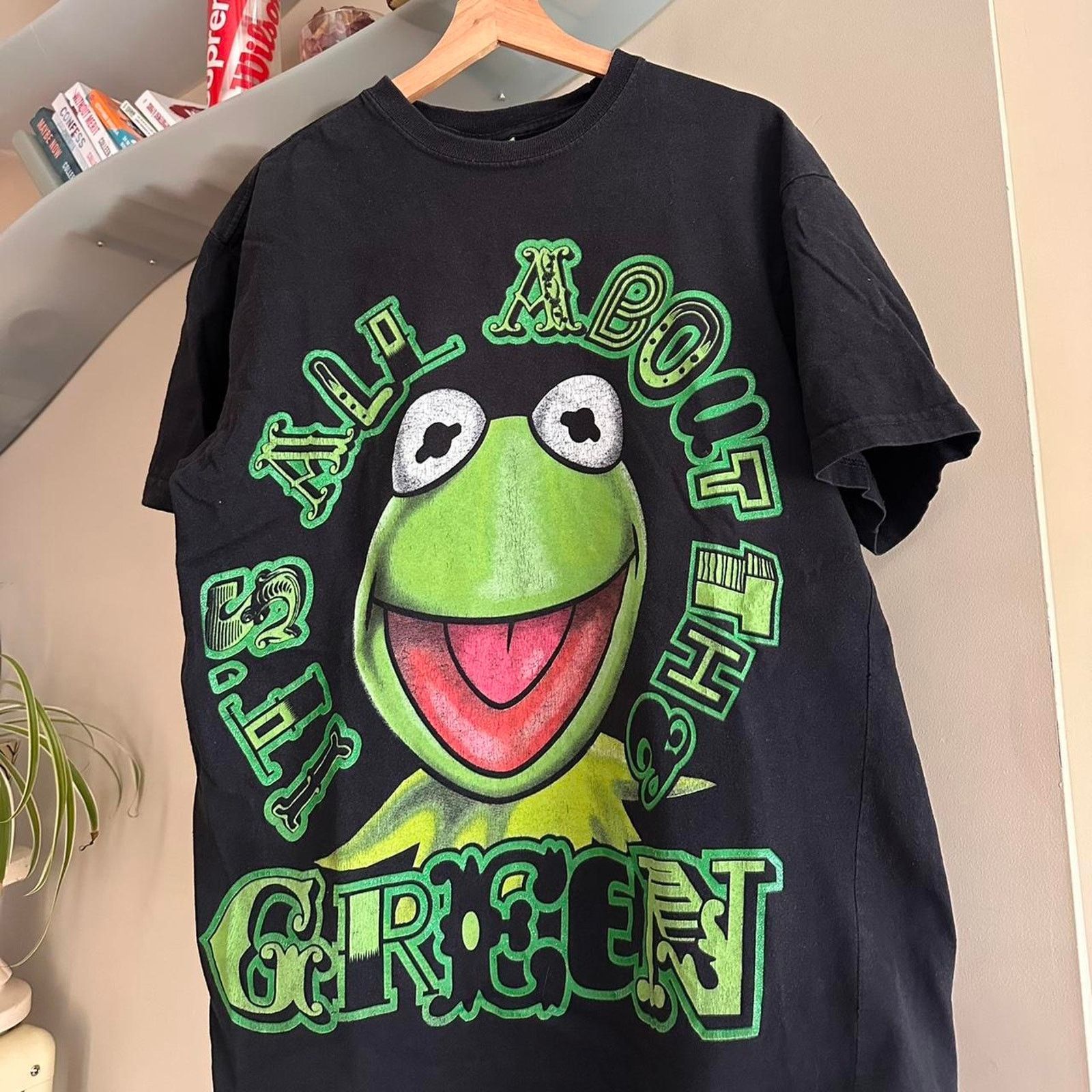 Vintage Vintage Kermit the Frog Cartoon Shirt Size US L / EU 52-54 / 3 - 2 Thumbnail
