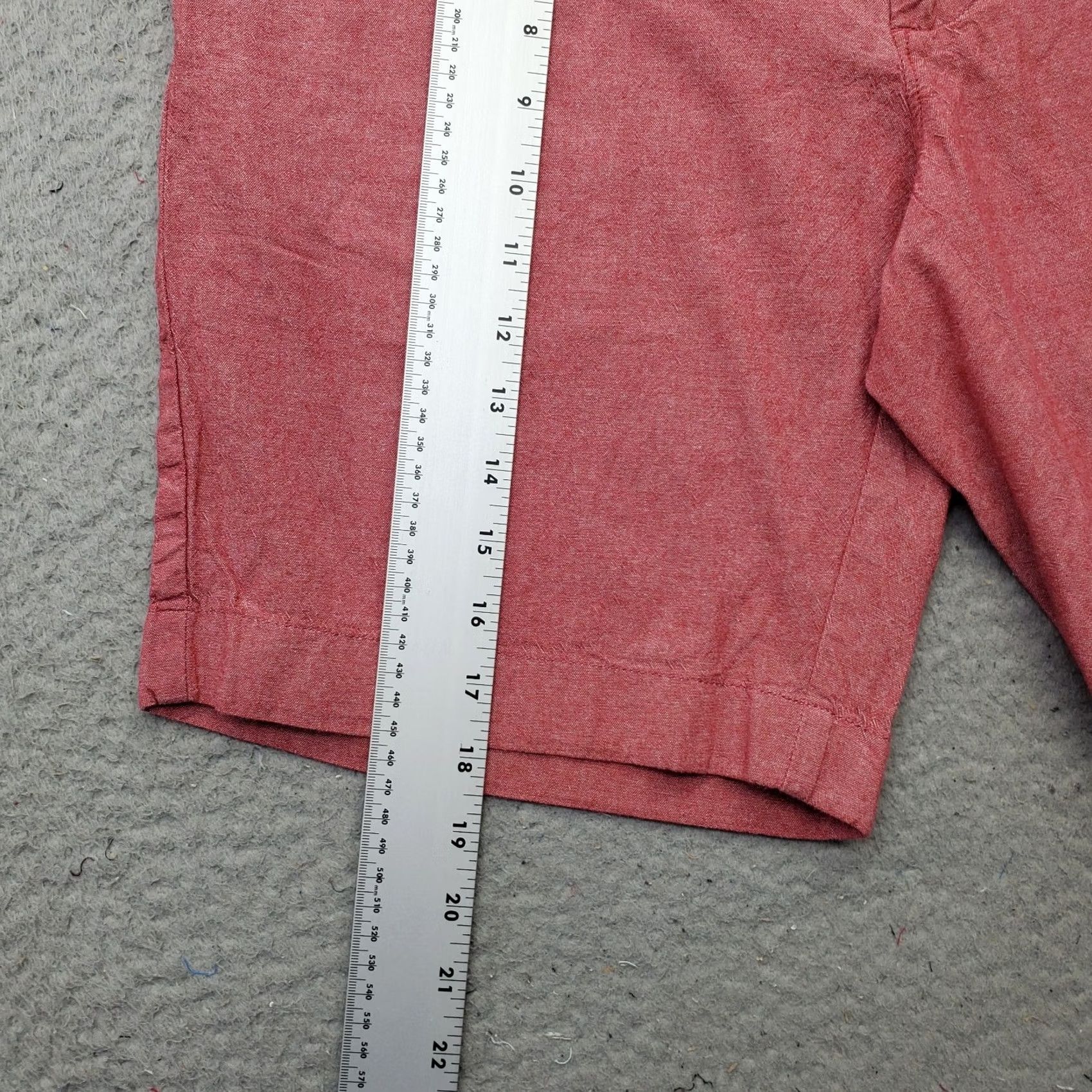 J.Crew J.CREW Gramercy Chino Shorts Mens 32W Red Casual Summer Wear Belt Loop Outdoor Shirt Size US 32 / EU 48 - 3 Thumbnail