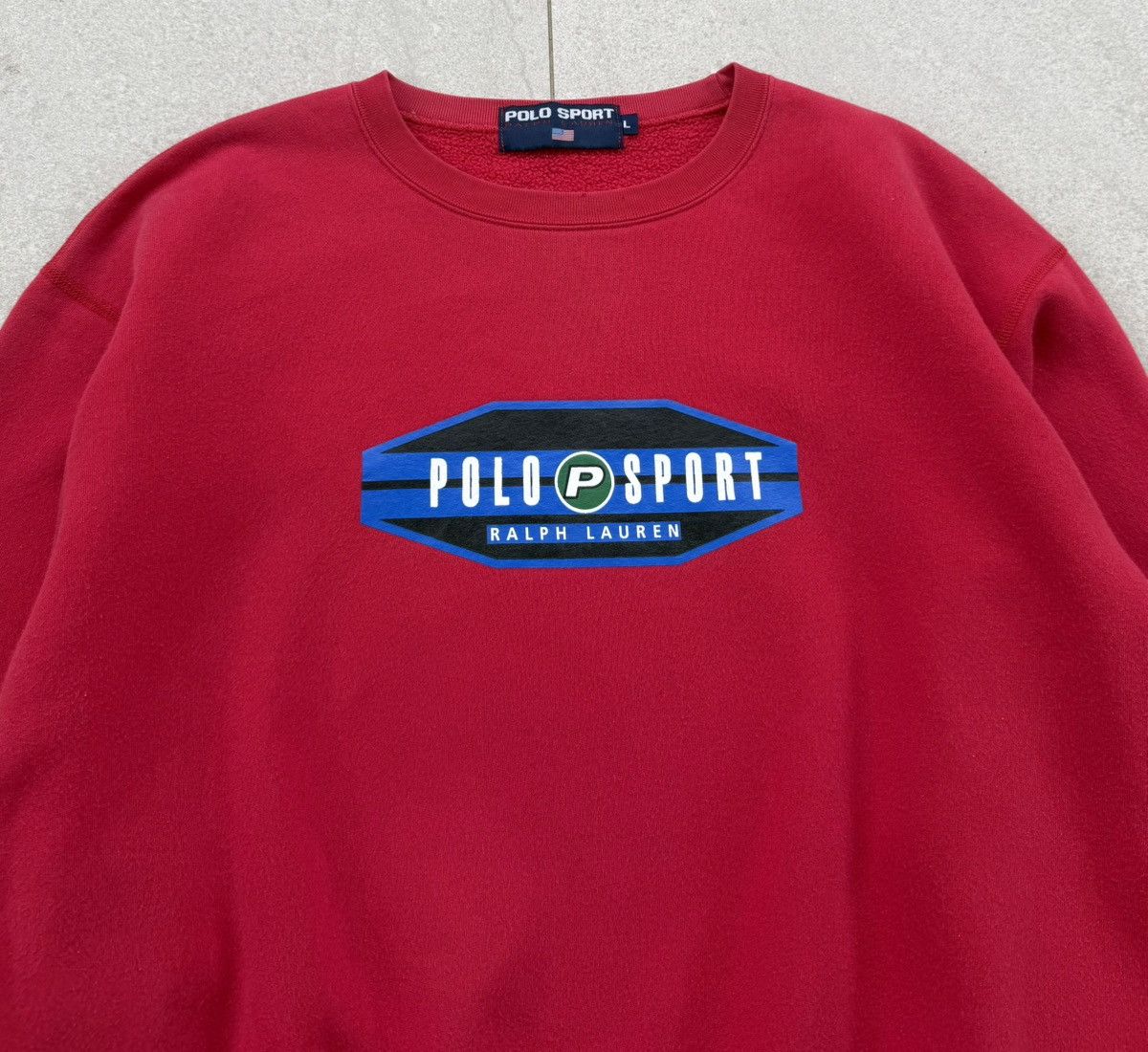 Polo Ralph Lauren Vintage 90s Polo Sport Ralph Lauren Spellout Sweatshirt Size US L / EU 52-54 / 3 - 6 Thumbnail