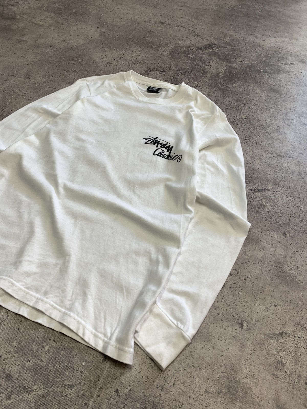Japanese Brand × Stussy × Vintage Vintage Stussy Longsleeve Y2K streetwear sk8 faded tee Size US S / EU 44-46 / 1 - 7 Thumbnail