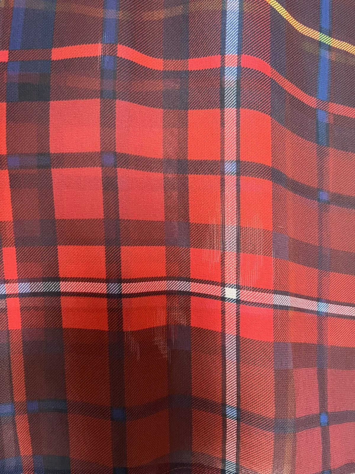 Tommy Hilfiger × Vintage Mini Tunic Sheer Tartan Dress Size M / US 6-8 / IT 42-44 - 5 Thumbnail