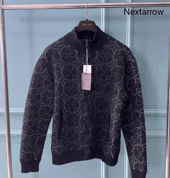 Louis Vuitton Louis Vuitton Black Logo jacket 2412-Nextarrow Size US L / EU 52-54 / 3 - 1 Thumbnail