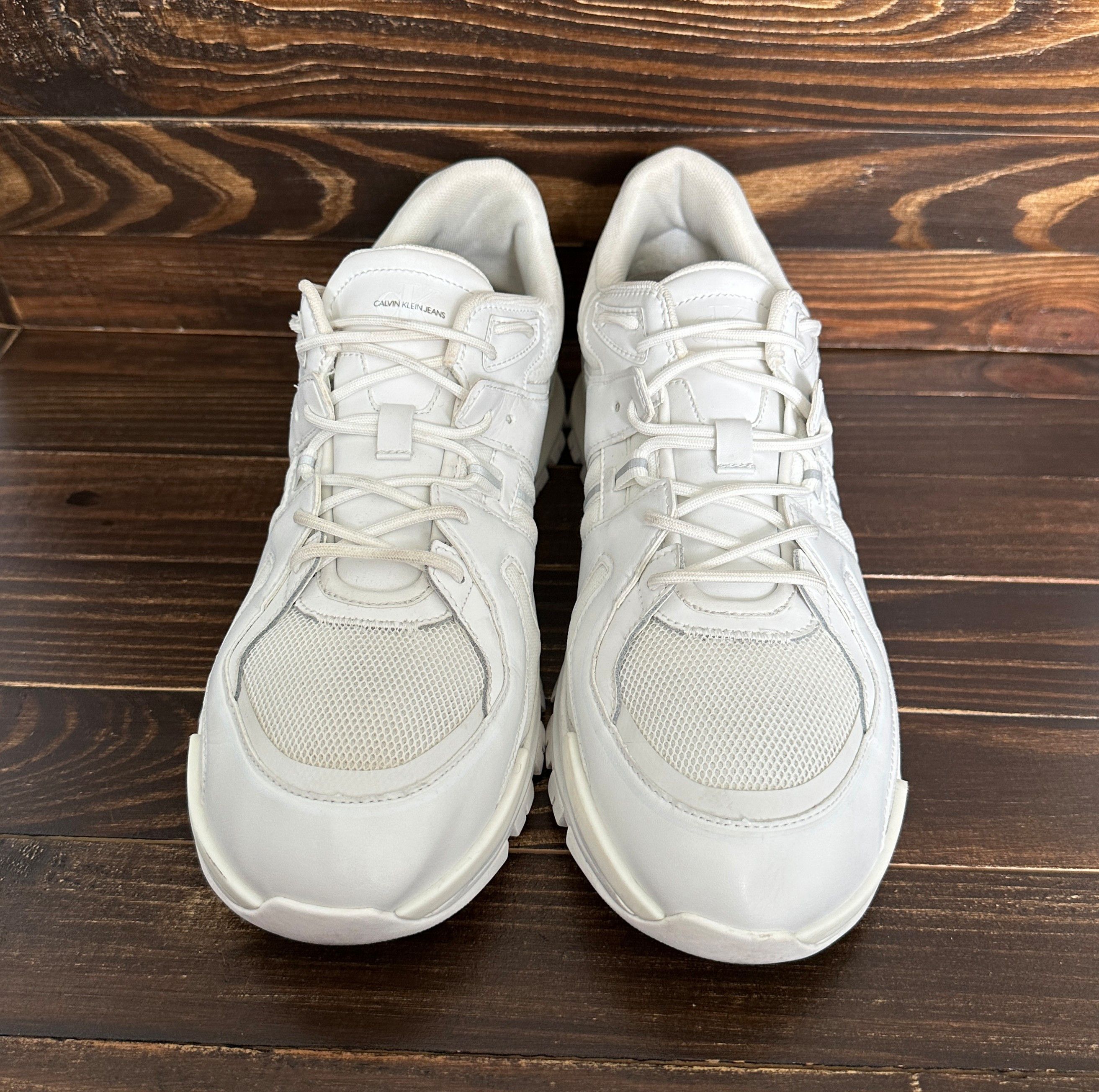 Calvin Klein Calvin Klein Jeans Runner Lace Up Mix Cyci Sneakers Luxury Size US 12 / EU 45 - 15 Thumbnail