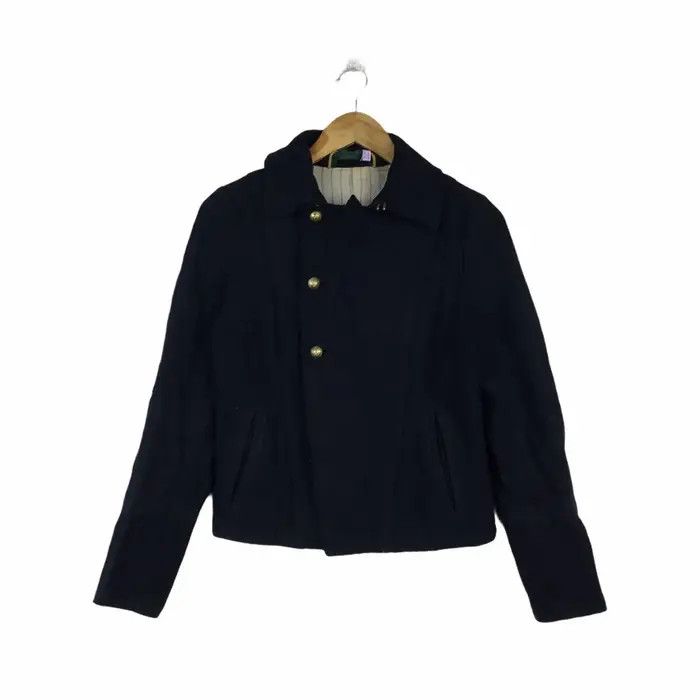 Japanese Brand Vtg JAPANESE DESIGNER Peacoat Jacket Blazer Sport Coat Size M / US 6-8 / IT 42-44 - 1 Thumbnail