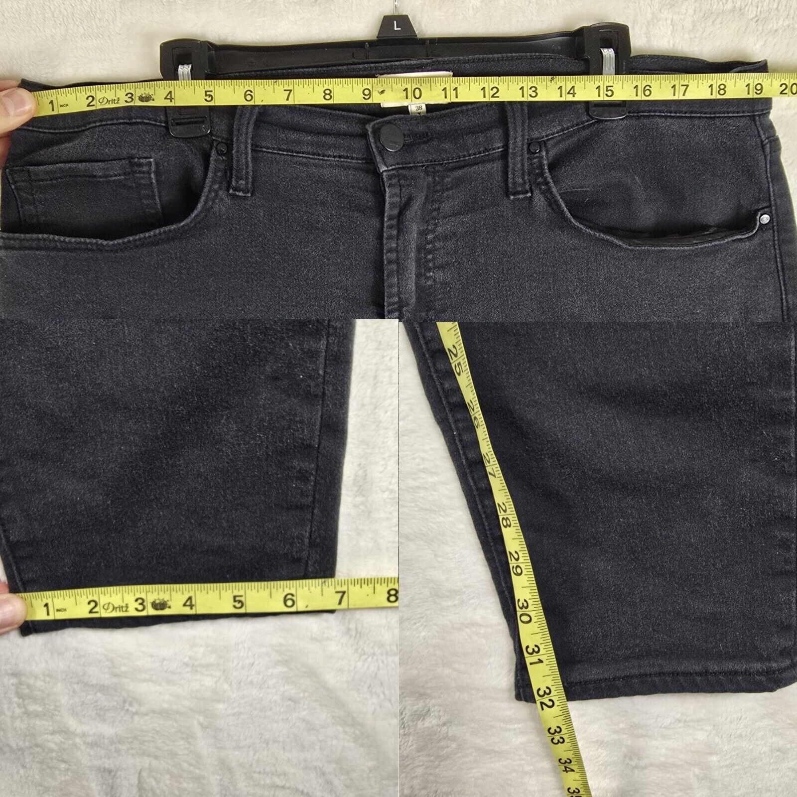Other SWET TAILOR Men's Slim Stretch Pants Black Size 38X34 (38x32 Size US 38 / EU 54 - 12 Thumbnail