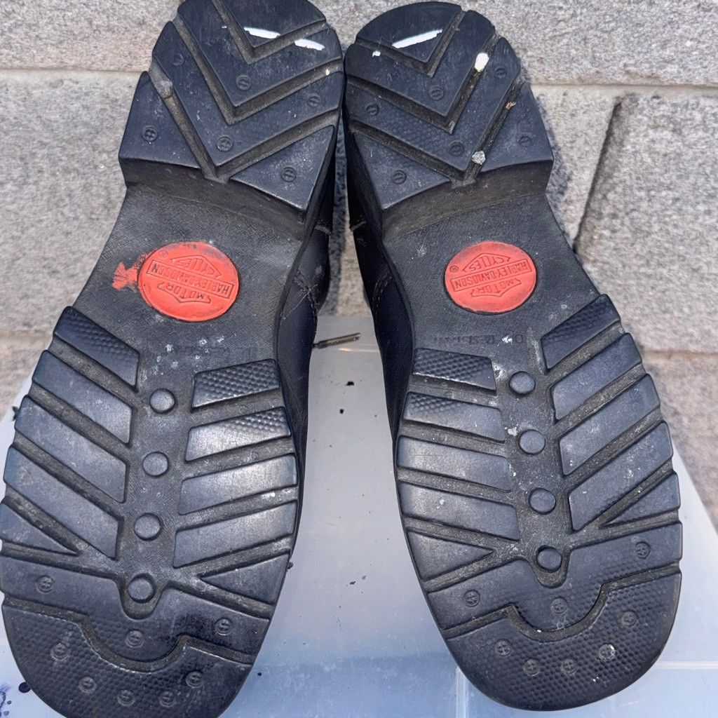 Harley Davidson Harley-Davidson Leather Chunky Double Zip Ankle Boots Size 9 Size US 9 / IT 39 - 11 Thumbnail