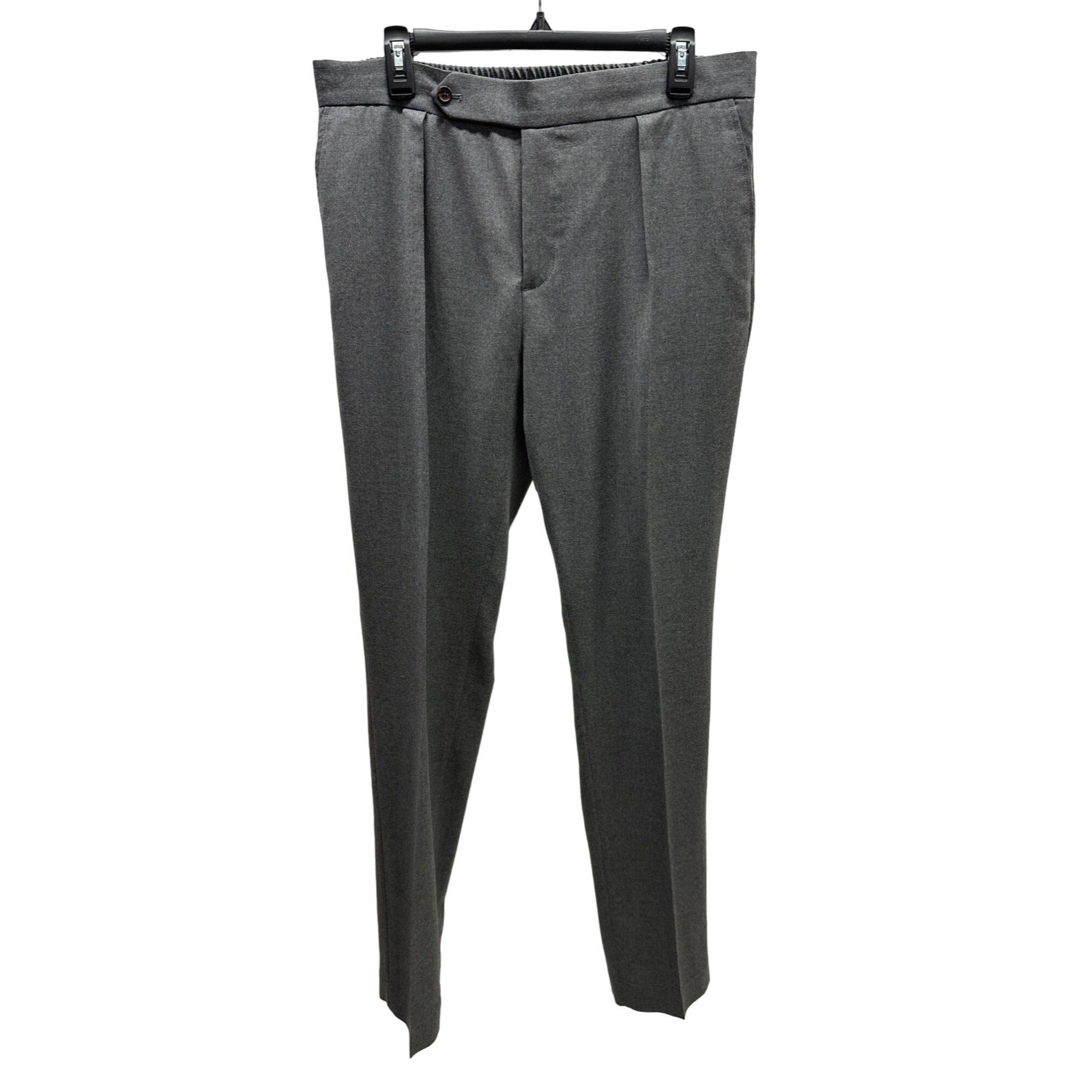 image of New Polo Ralph Laurent Prepster Gray Flannel Pants in Grey, Men's (Size 38)