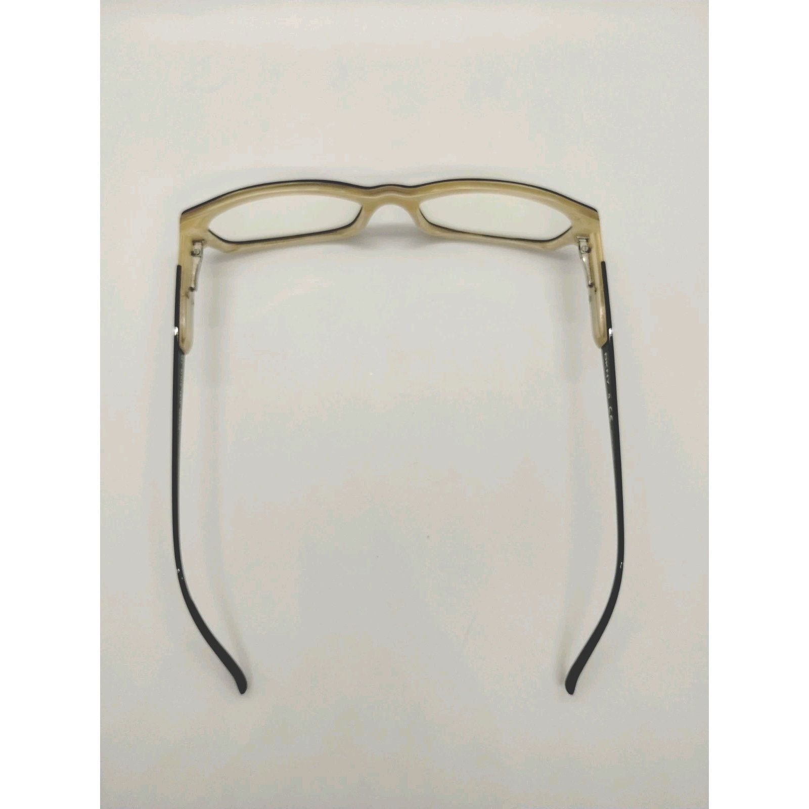 DKNY DKNY DY 4589 3191 Eyeglasses Frames Womens Black Ivory Size ONE SIZE - 7 Thumbnail